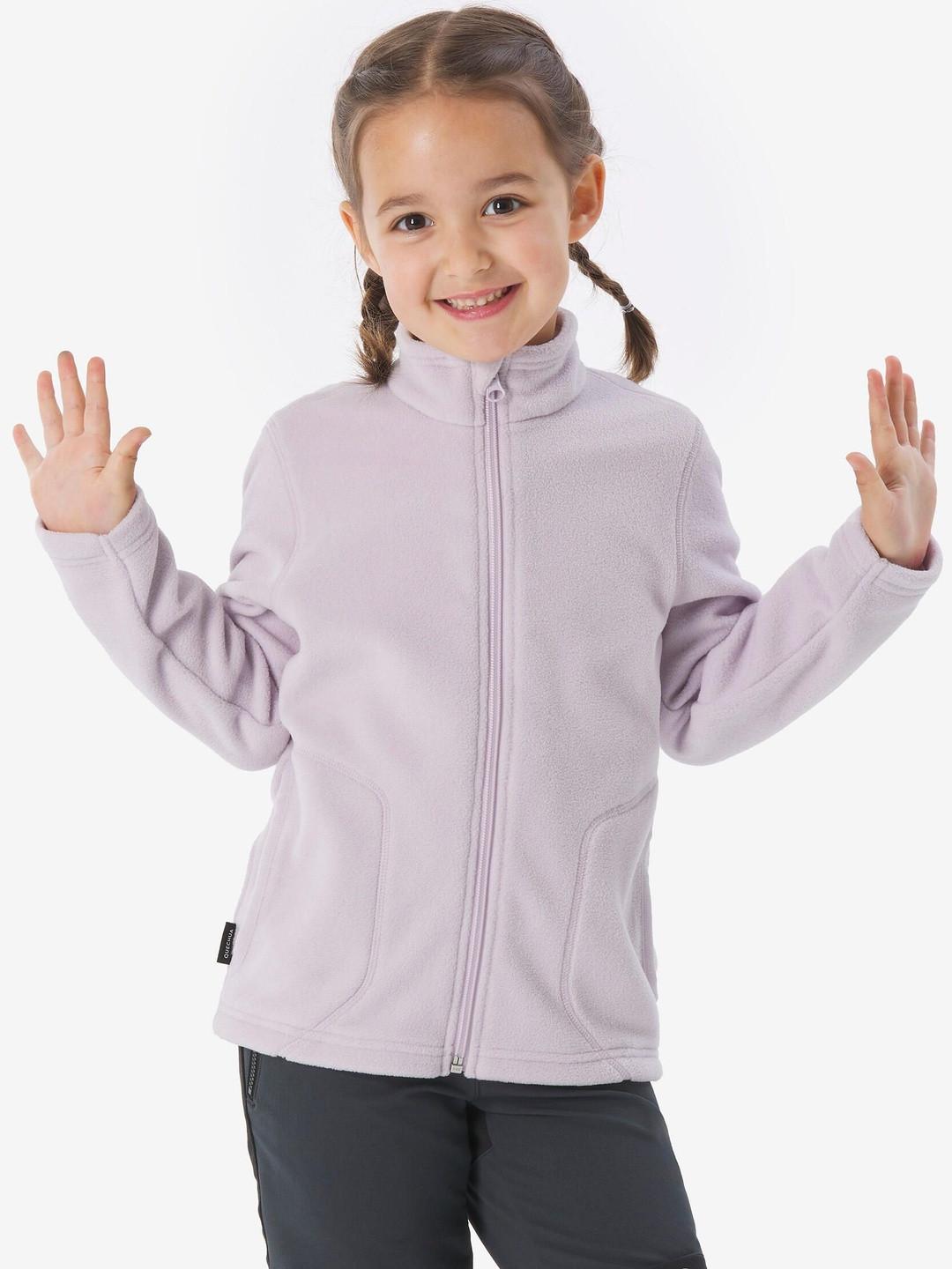 Decathlon Quechua - Kids Blue MH100 Breathable Hiking Fleece Jacket