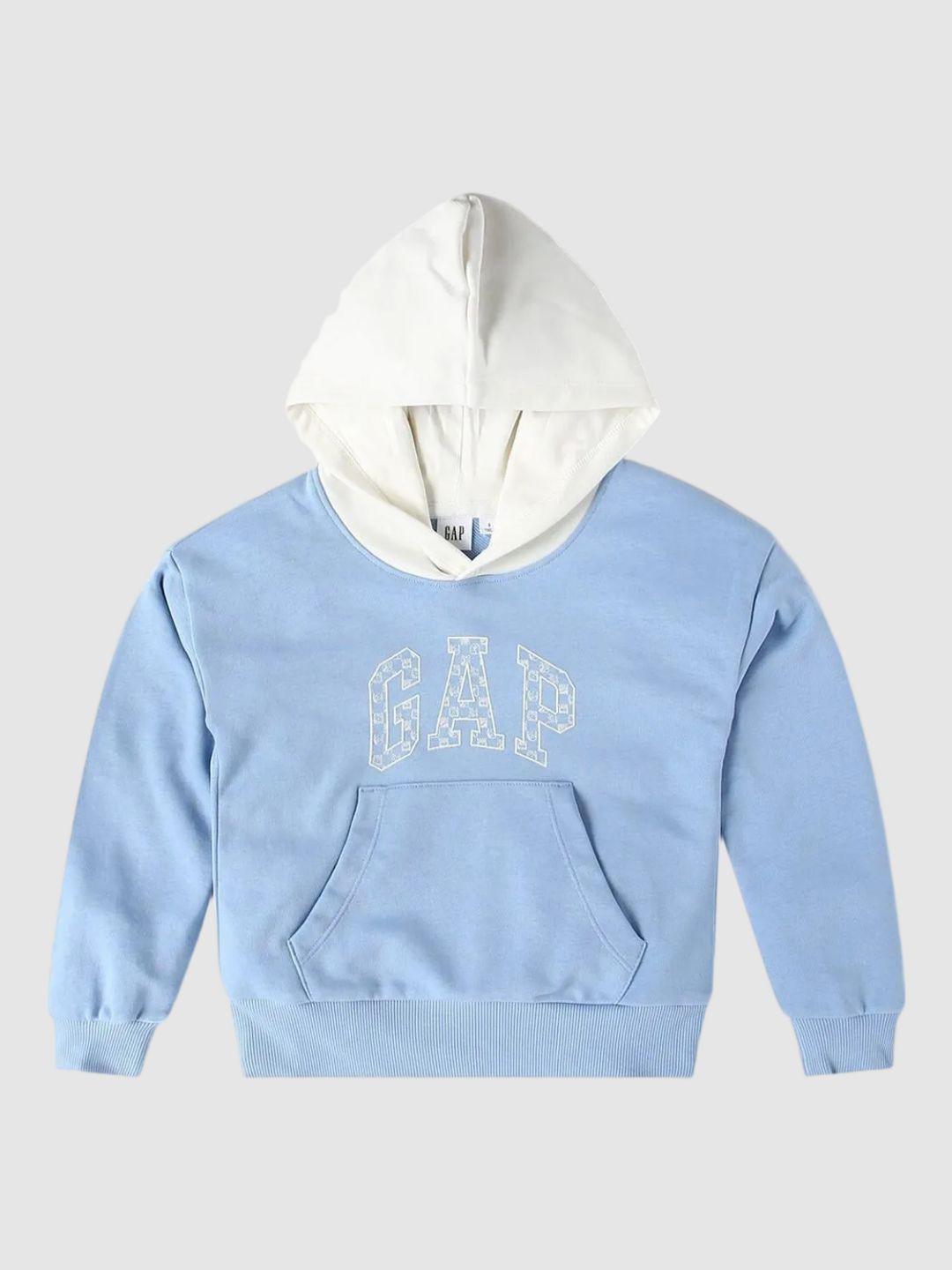GAP Girls Colorblocked Hooded Sweatshirt