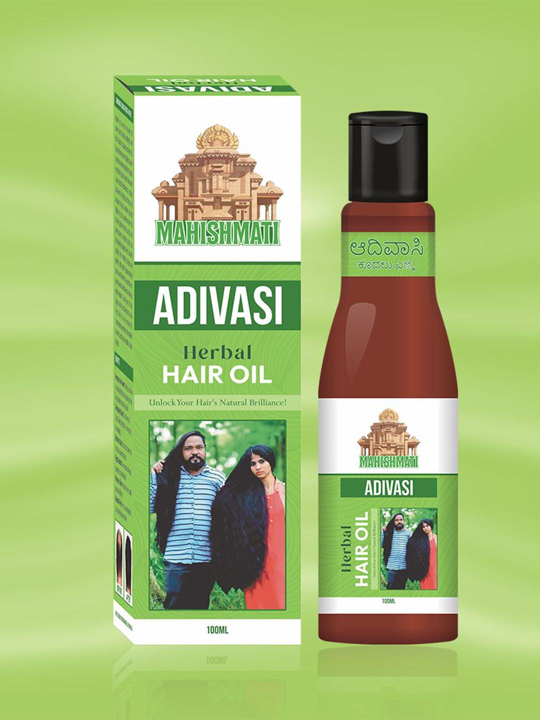 KISRA Set Of 3 Mahishmati Adivasi Herbal Hair Growth Oil - 100 ml Each