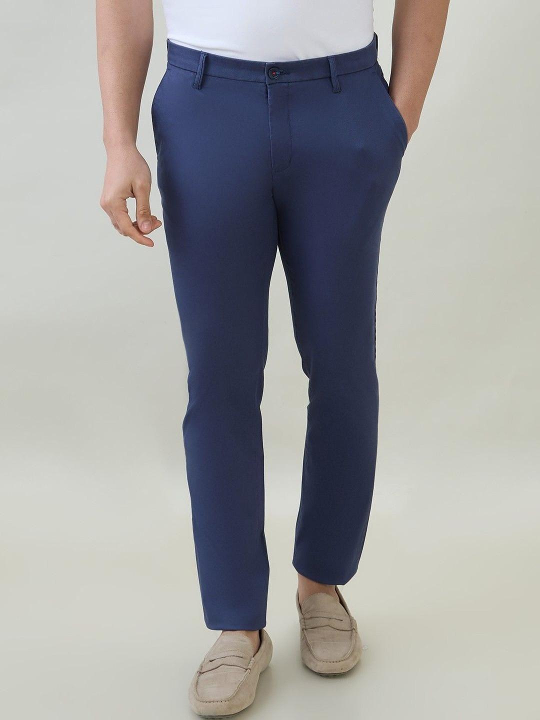 Raymond Men Slim Fit Mid Rise Trousers
