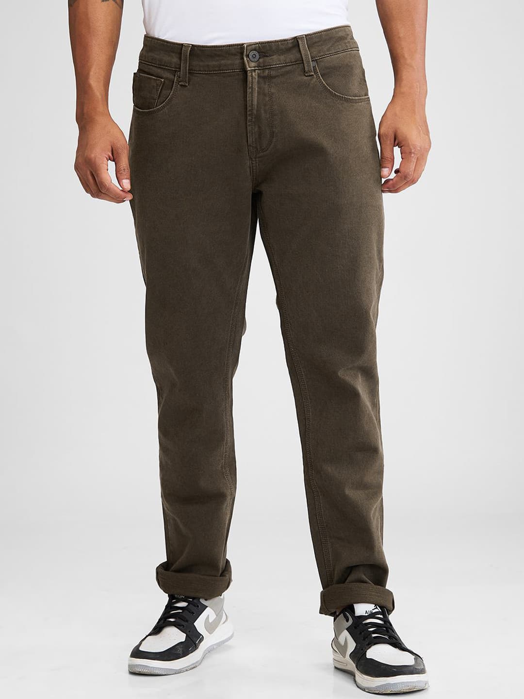 SPYKAR Men Slim Fit Low-Rise Light Fade Stretchable Jeans