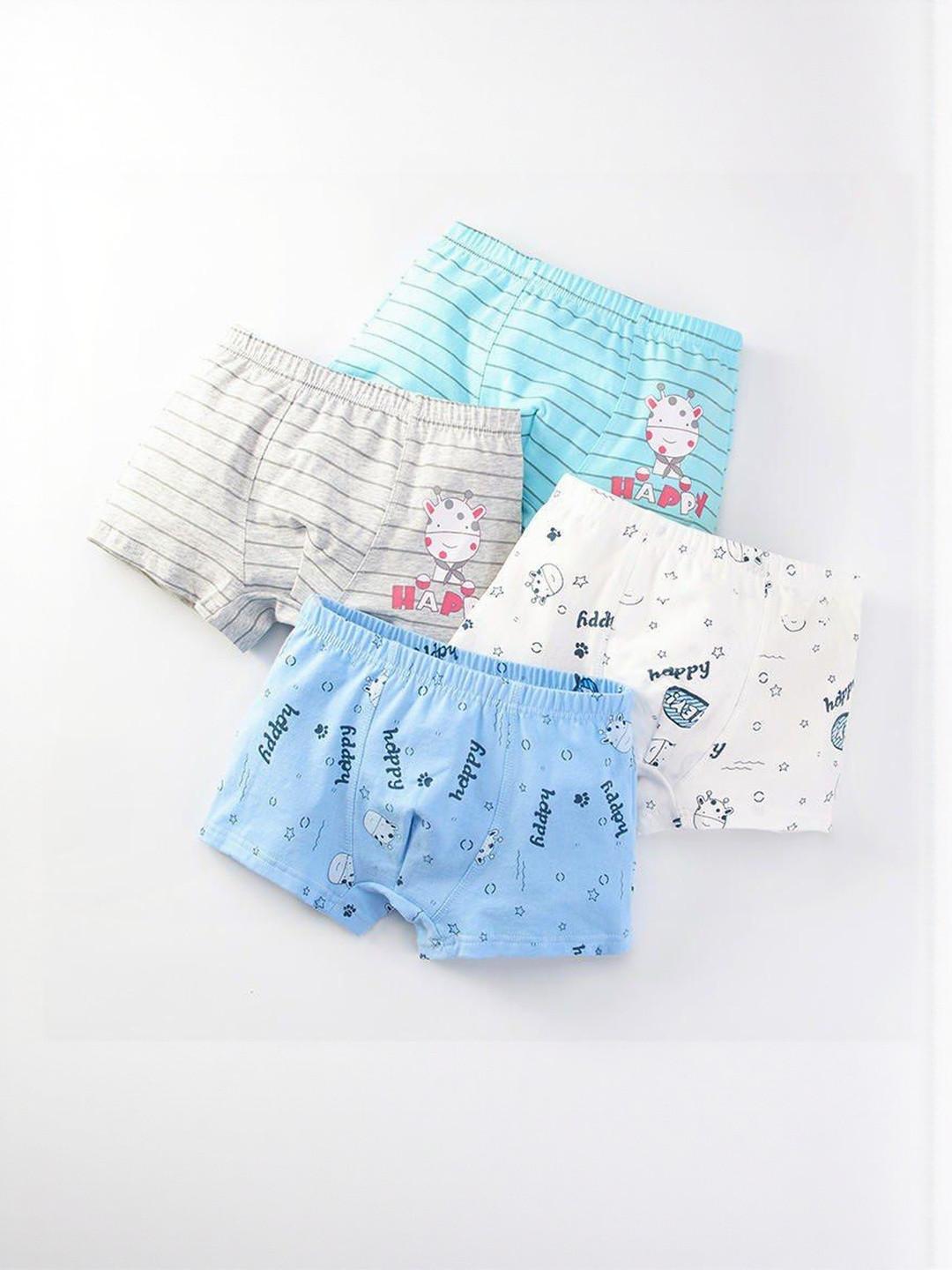 ASJAR Boys Pack of 2 Soft Cotton Boy Shorts Briefs