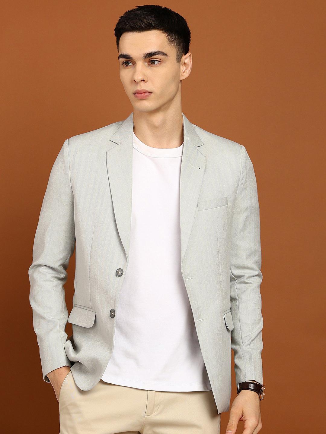FUBAR Slim-Fit Single Breasted Blazer