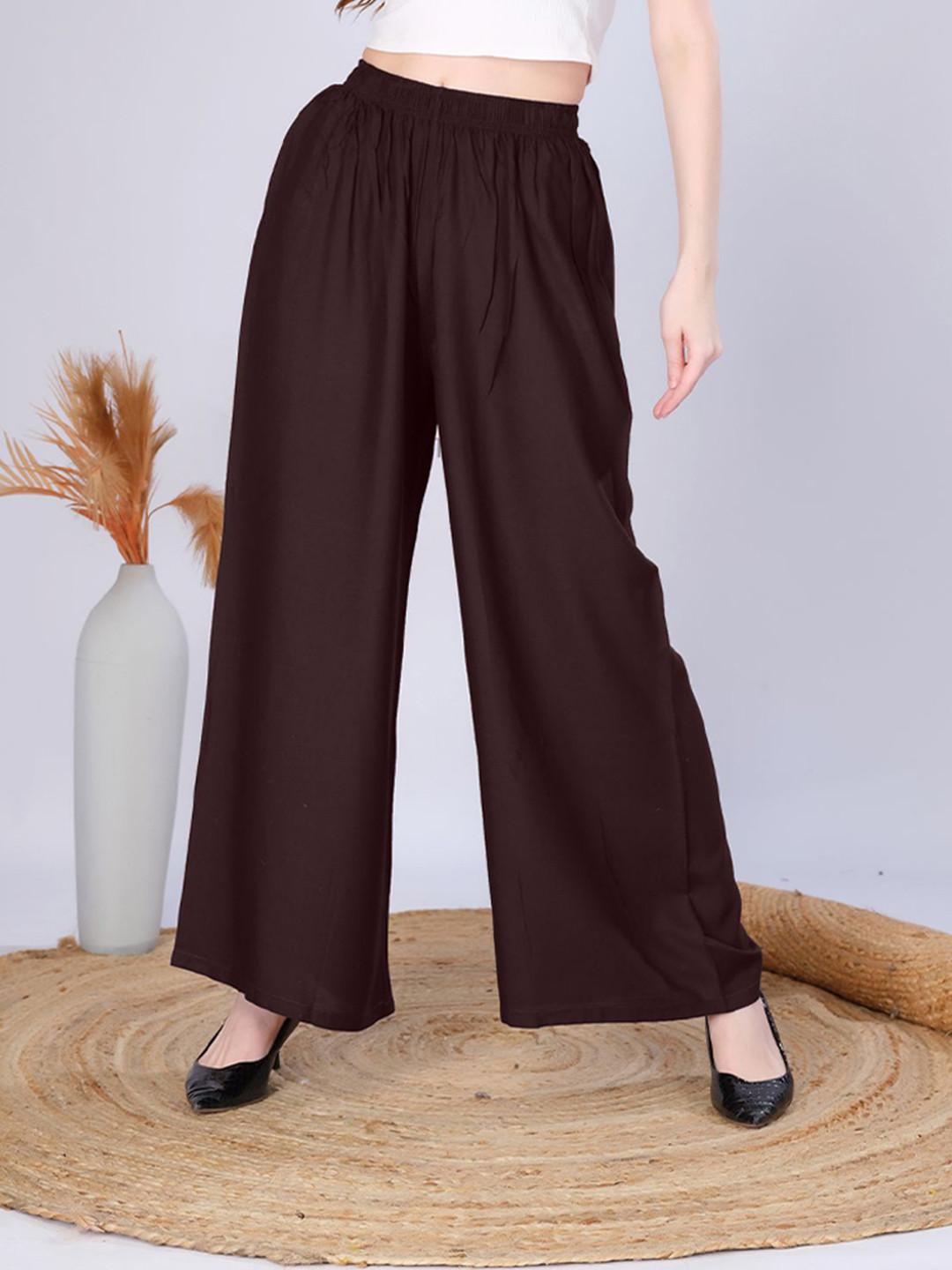Vivika Women Flared Fit Palazzos With Pocket