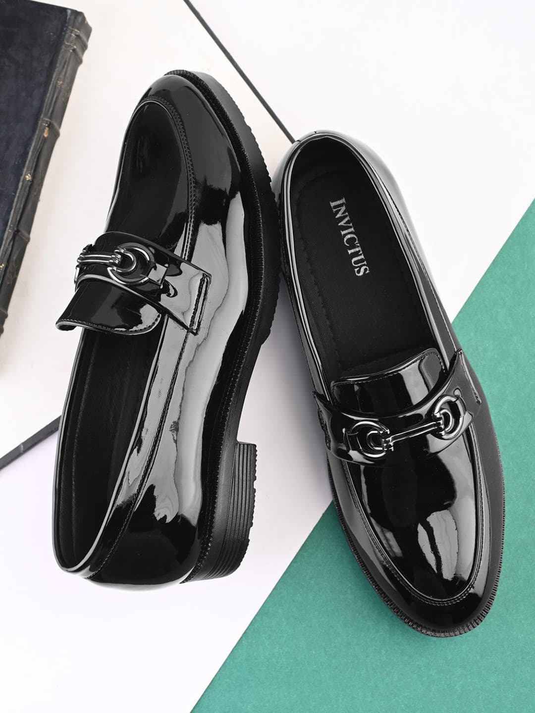 INVICTUS Men Round Toe Formal Loafers