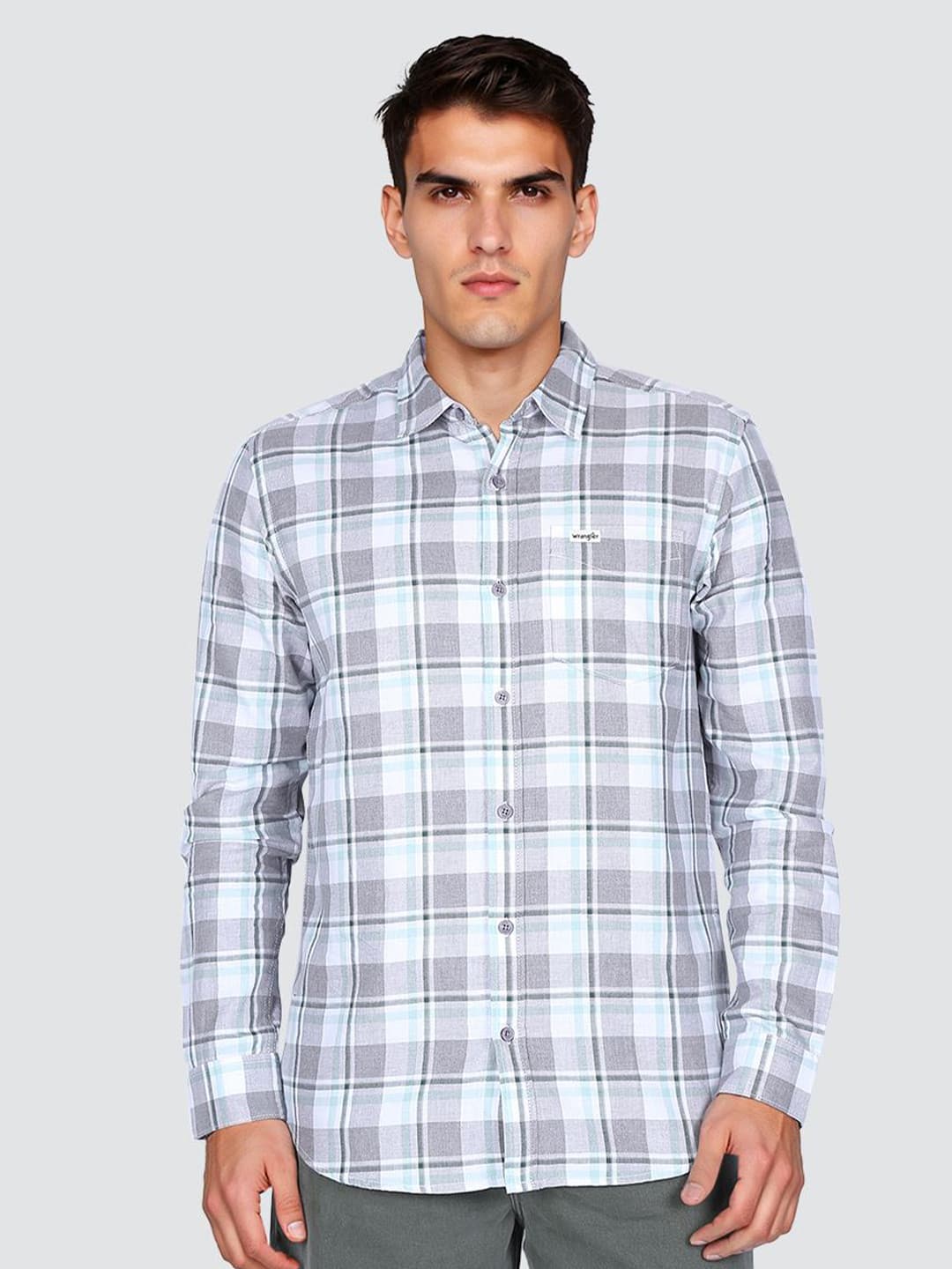 Wrangler Checked Cotton Casual Shirt