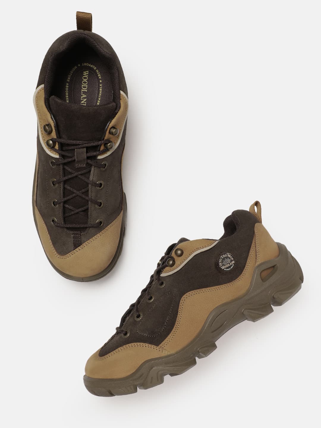 Woodland Men Suede Moisture Absorbent Shoes