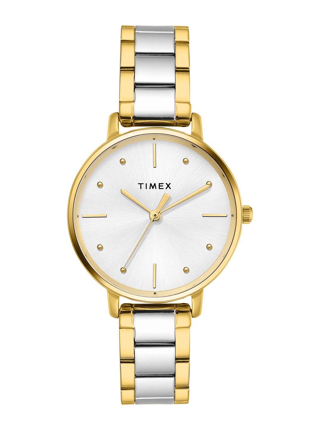 Timex Trendline Round 21mm Silver Dial Analog Women Watch - TWEL15828