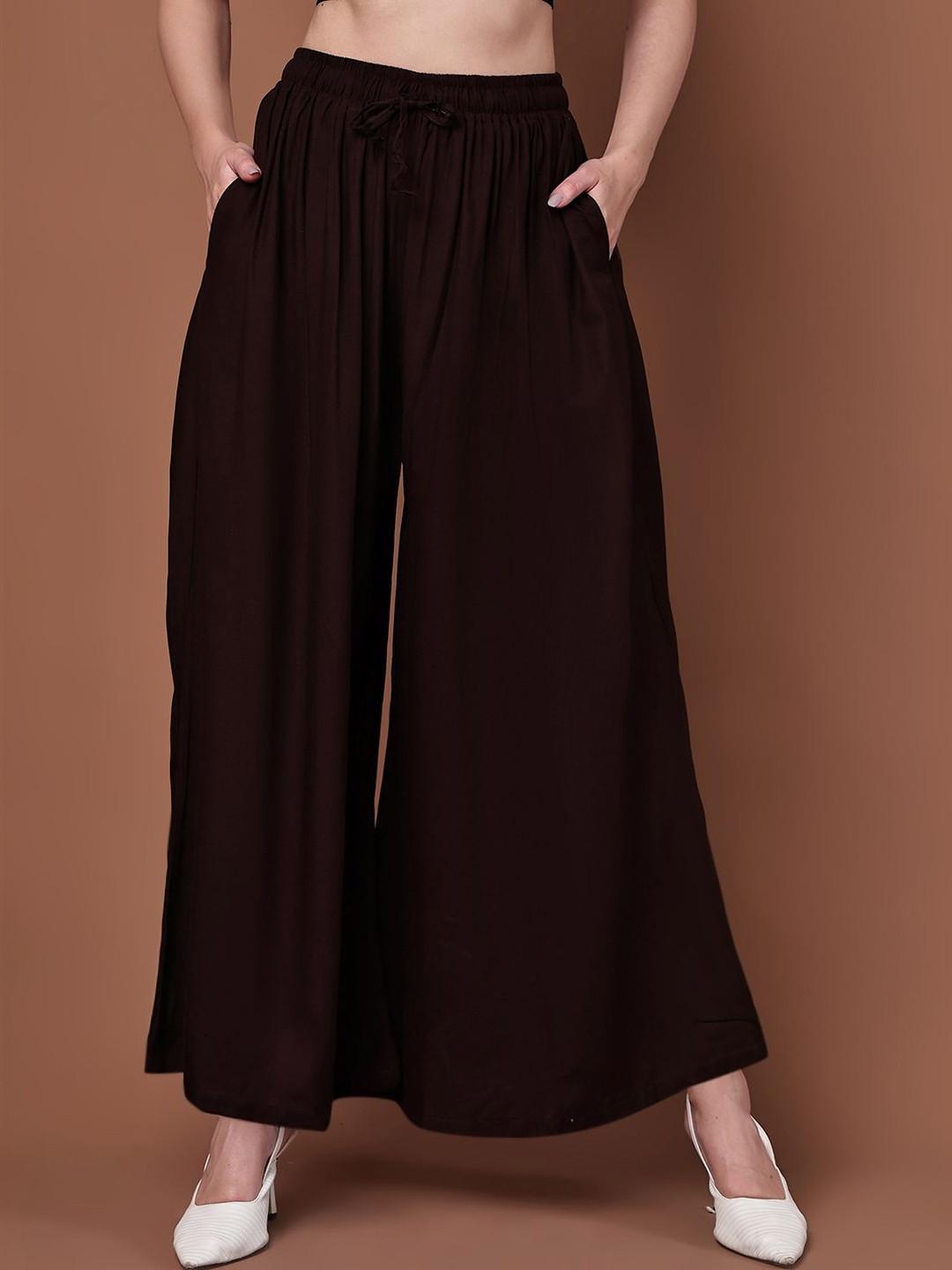 KALINI Women Flared Ethnic Palazzos