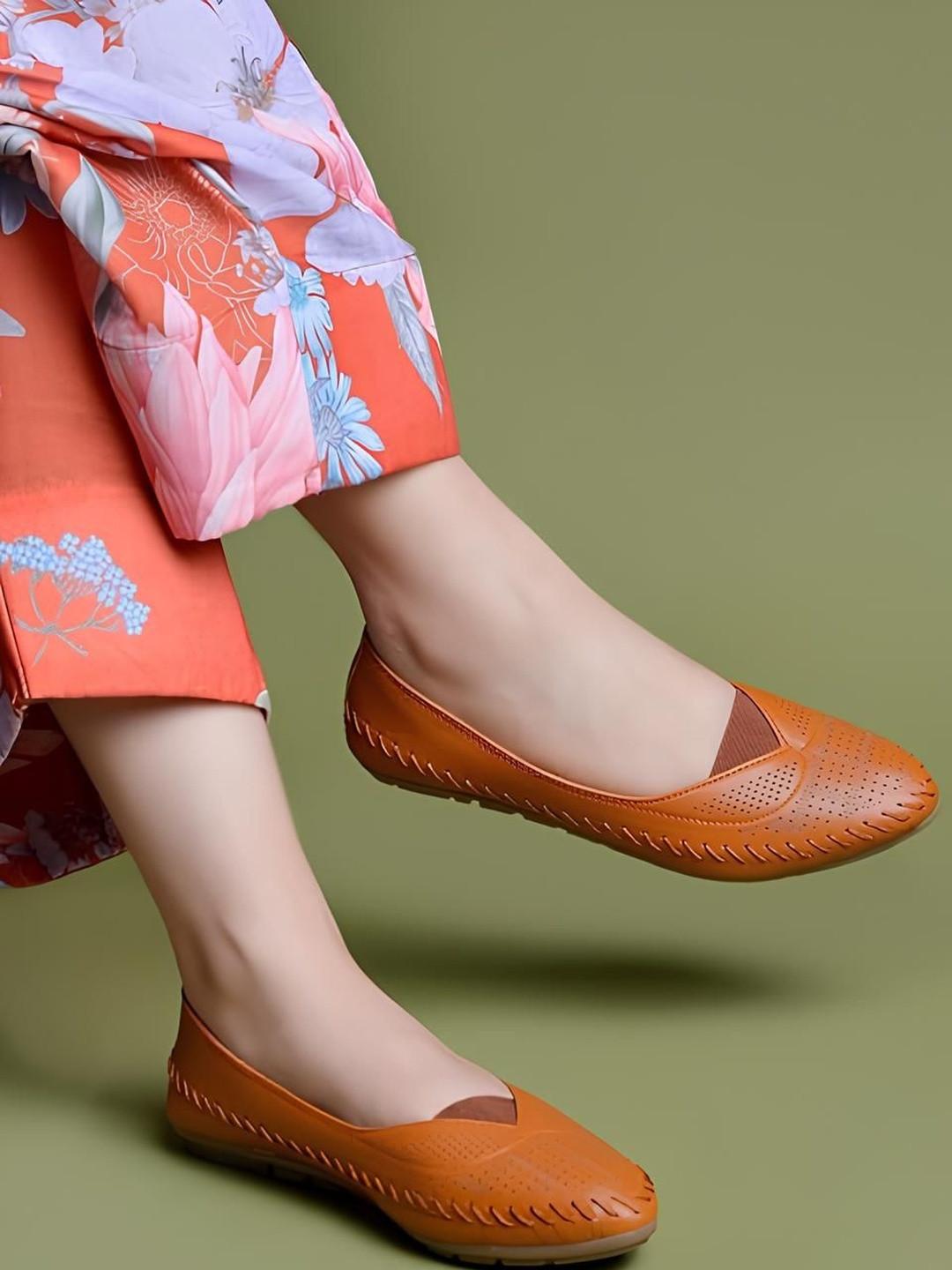 DUOSOFT Women Synthetic Non Slip Lightweight Ballerinas