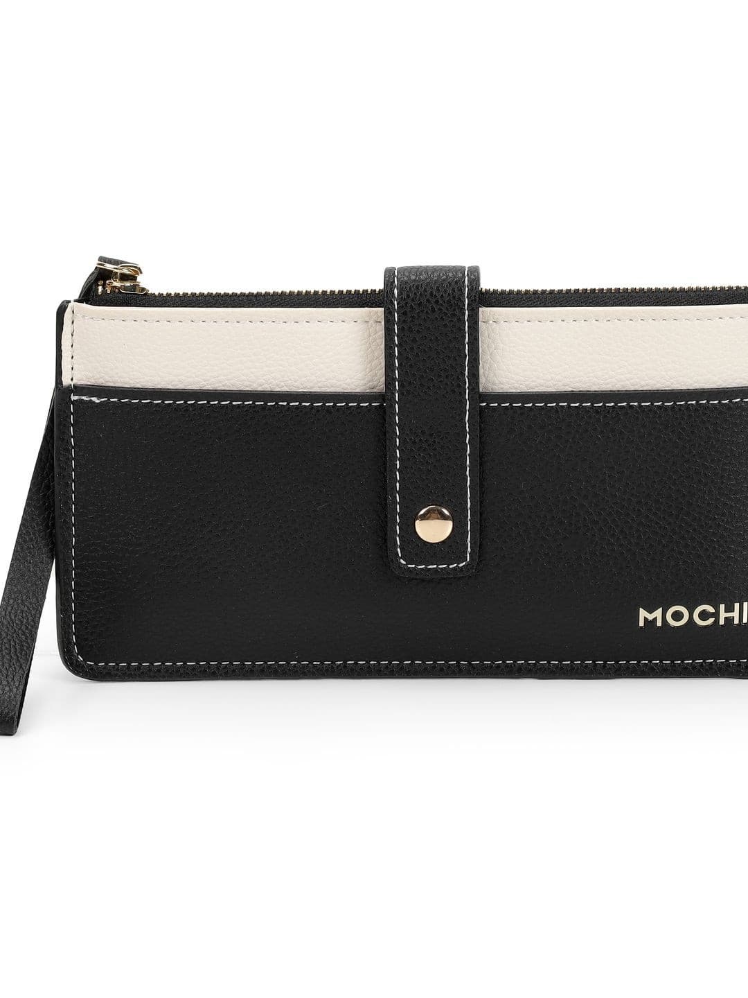 Mochi Women Non Detachable Flap Zip Around Wallet