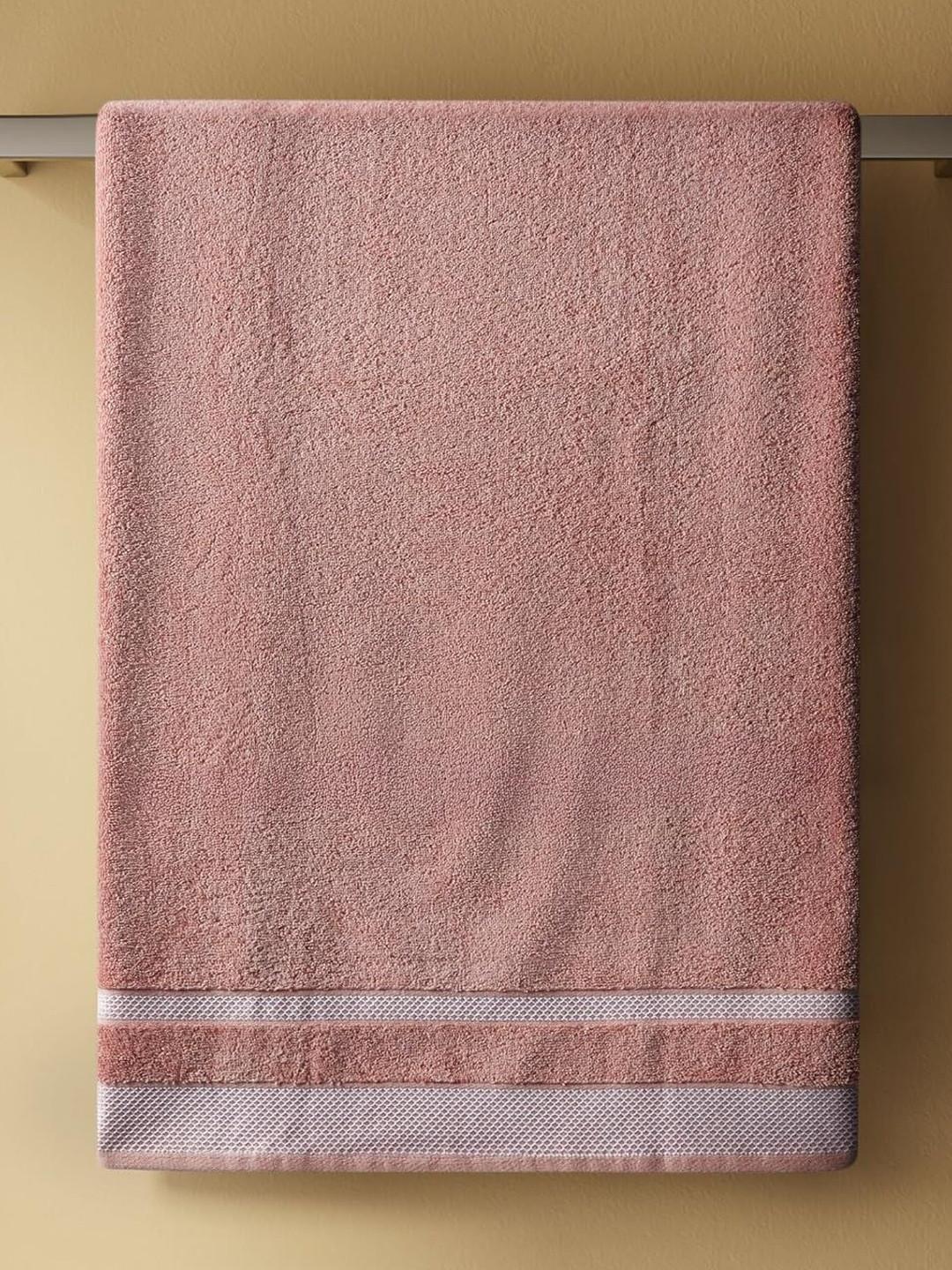SPACES Coral 1 Cotton 600 GSM Bath Towel