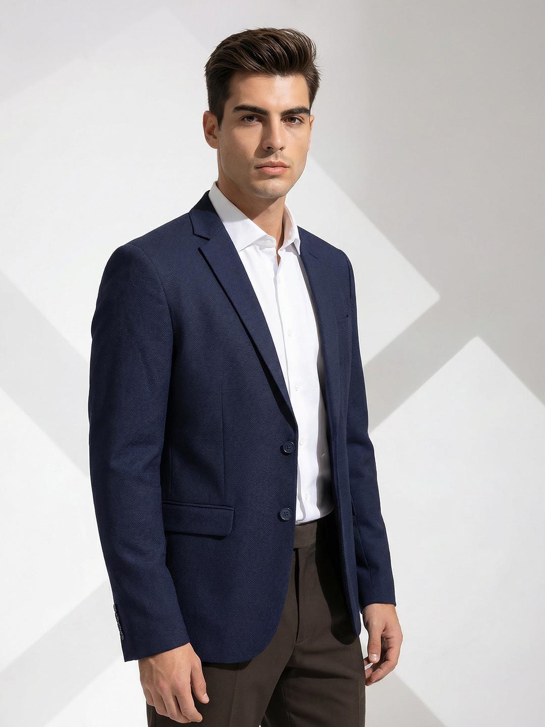 INVICTUS Slim Fit Single Breasted Formal Blazer