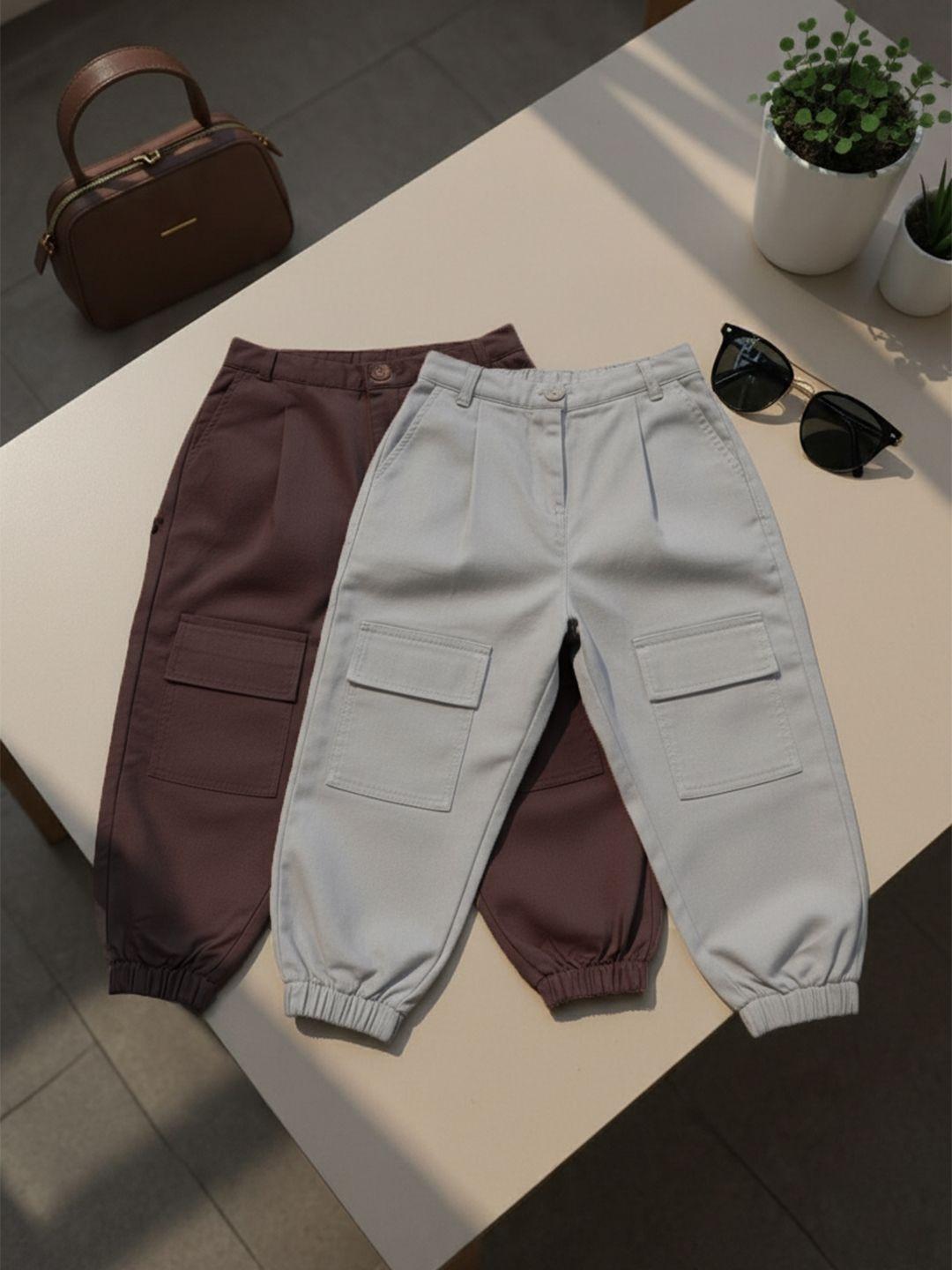 Cutiekins Girls Easy Wash Cargos Trousers