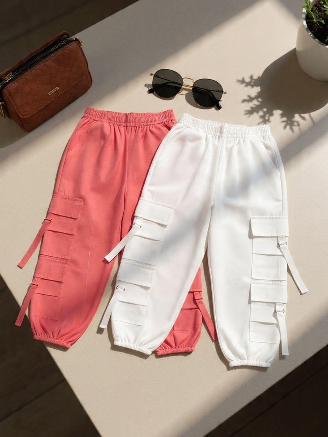Cutiekins Girls Easy Wash Cargos Trousers