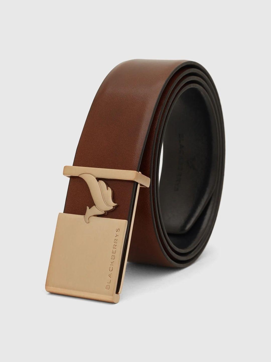 Blackberrys Men Leather Formal Belt