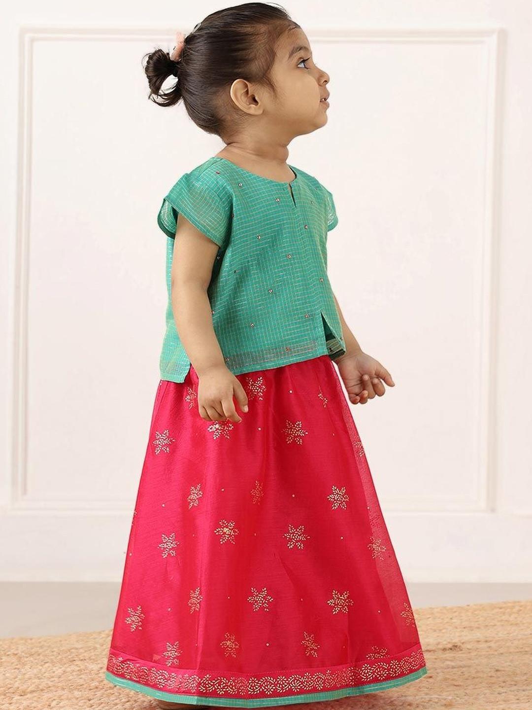 Fabindia Girls Ready to Wear Lehenga &