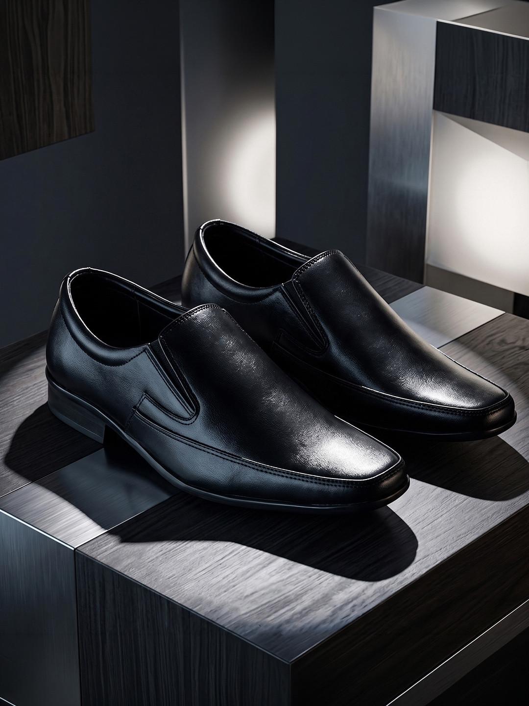 Ajanta Men Synthetic Formal Slip On Shoes