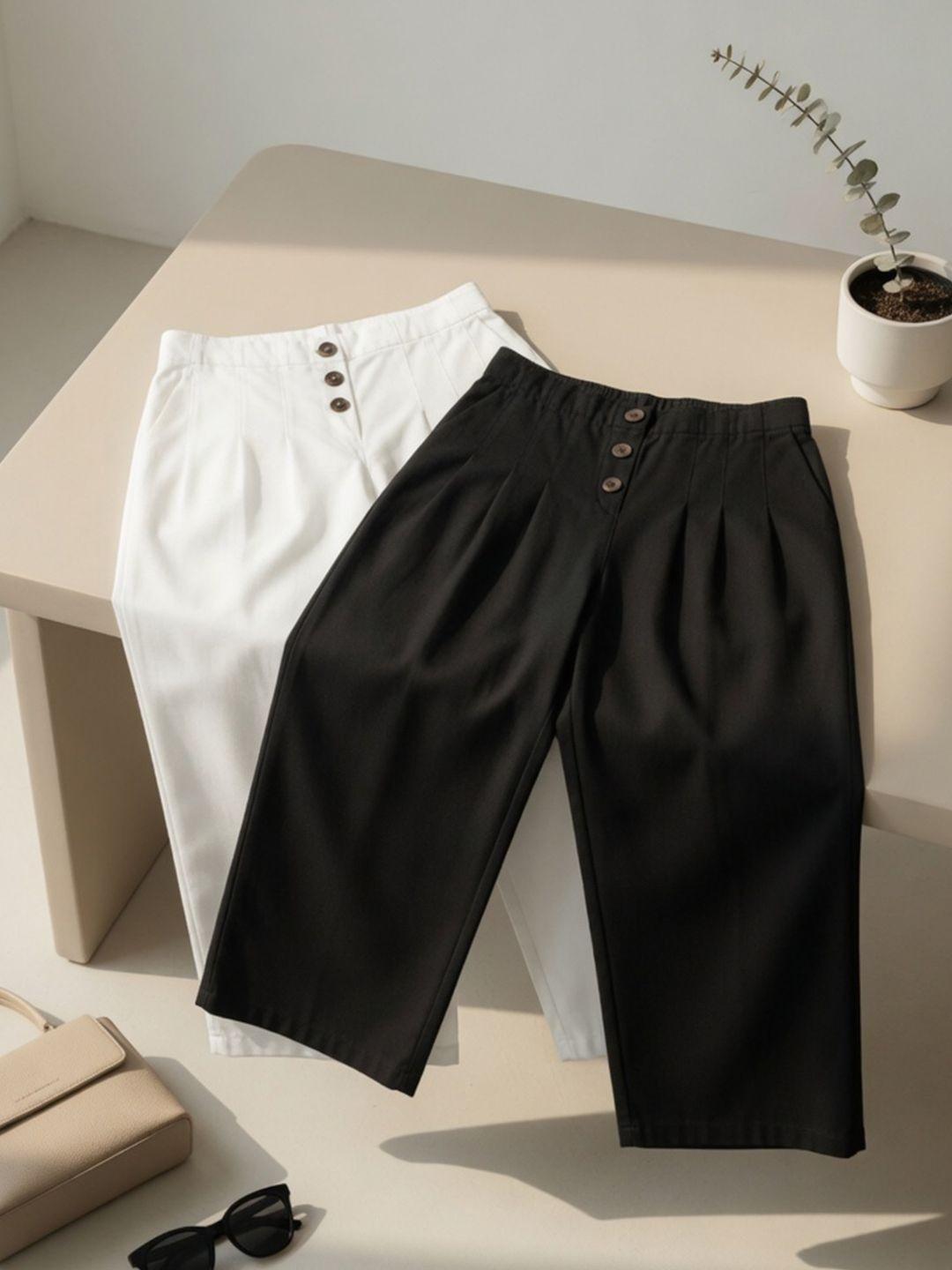 Cutiekins Girls Relaxed Easy Wash Pleated Culottes Trousers