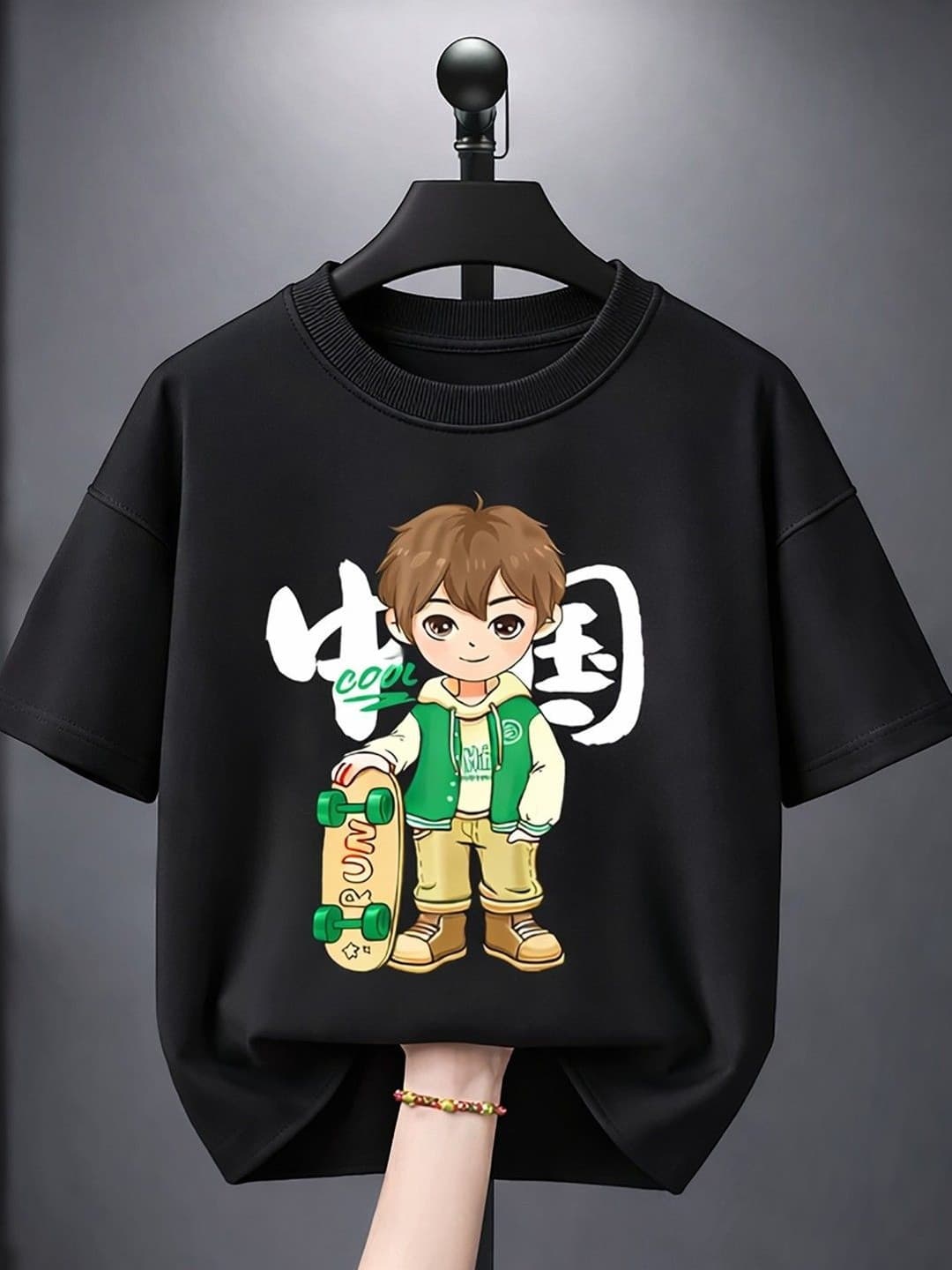 KEESOR Boys Graphic Printed Round Neck Cotton Tshirts