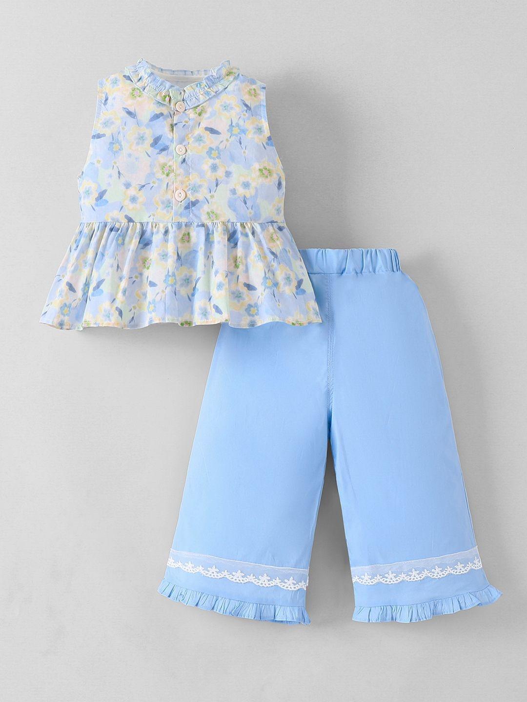 Hopscotch Girls Printed Top with Trousers