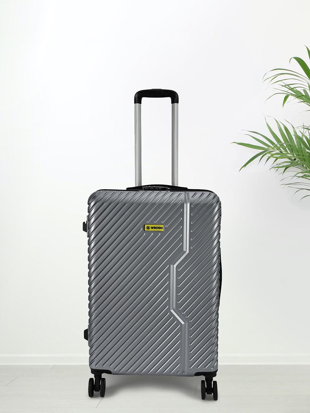 WROGN Flux Textured Hard Sided Medium Trolley 76 L