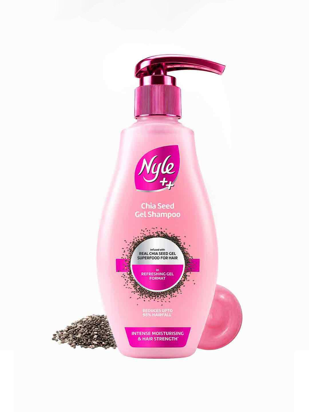 Nyle Chia Seed Gel Shampoo for Hair Fall Control - 650 ml
