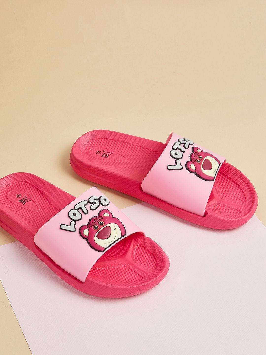 max Girls Printed Sliders