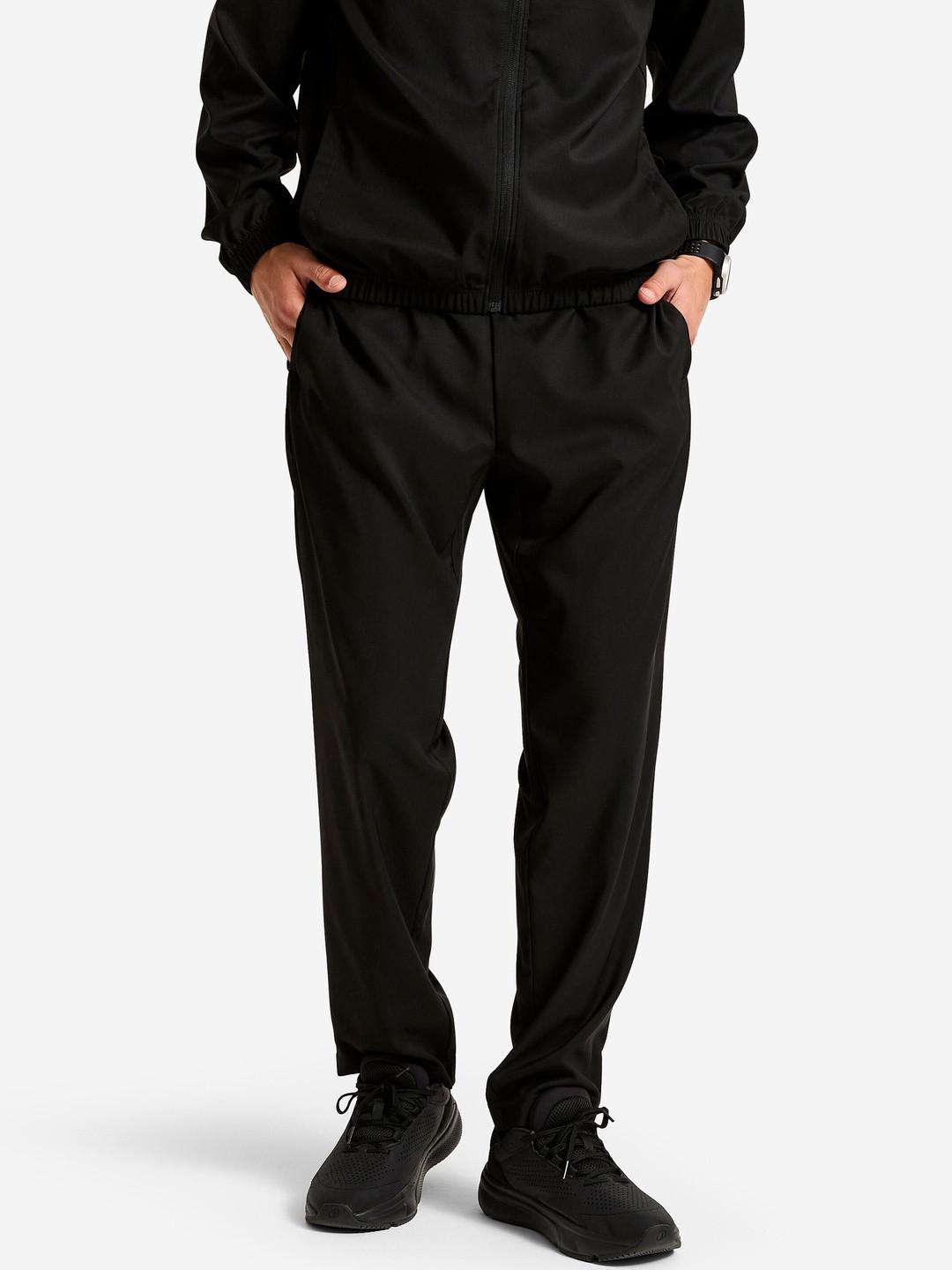 Decathlon Domyos - Men Black Breathable Gym Track Pants