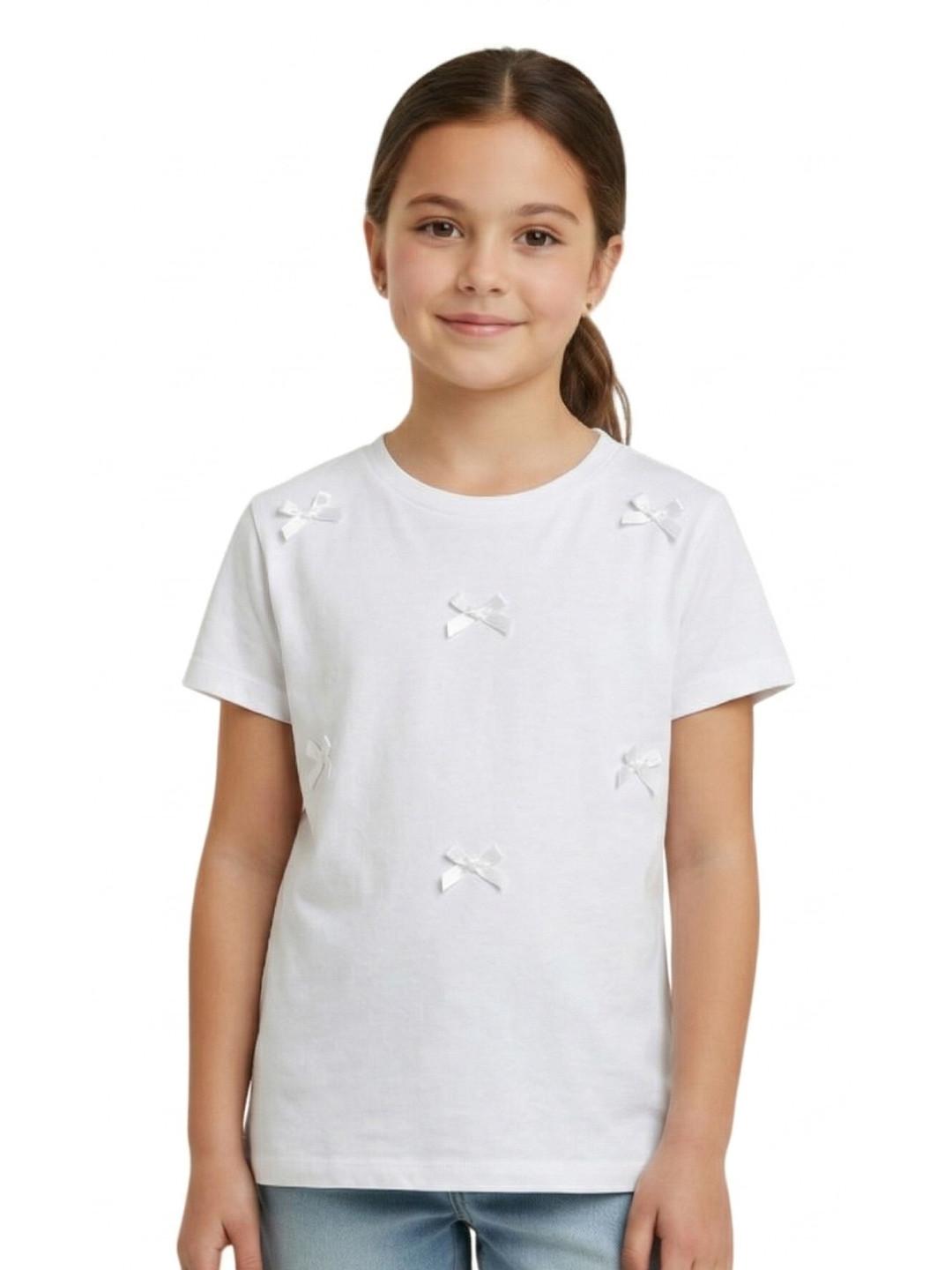 BLUEBUCK Girls Cotton Soft Knitted Casual Kids Comfortable Everyday Wear Tshirts