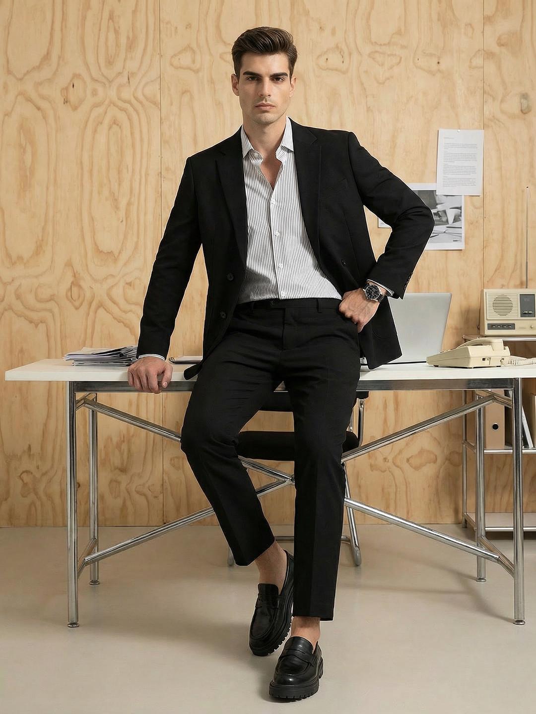 INVICTUS Single Breasted Formal Blazer