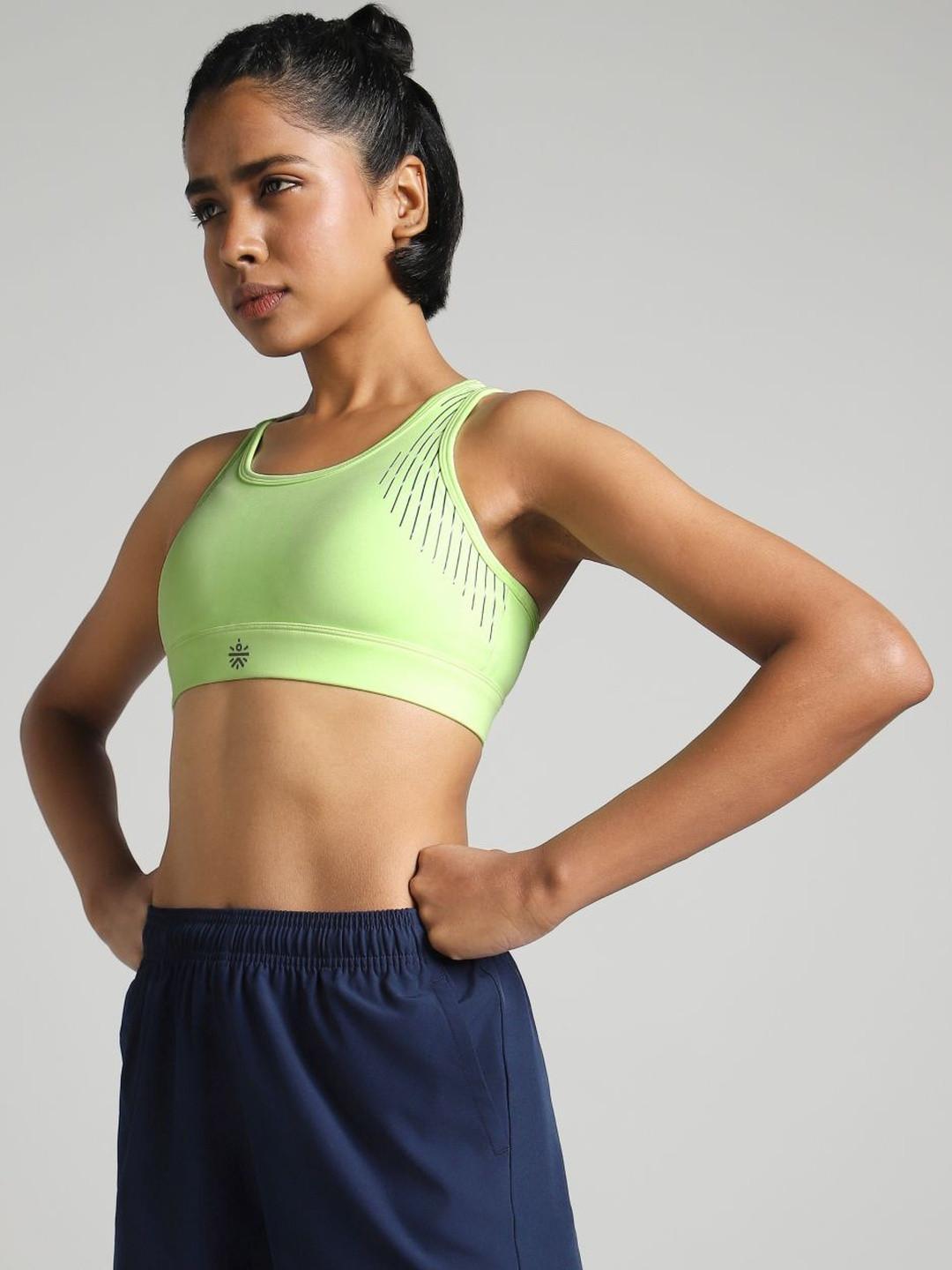 CULT Women's Green True Strength High Support Sports Bra