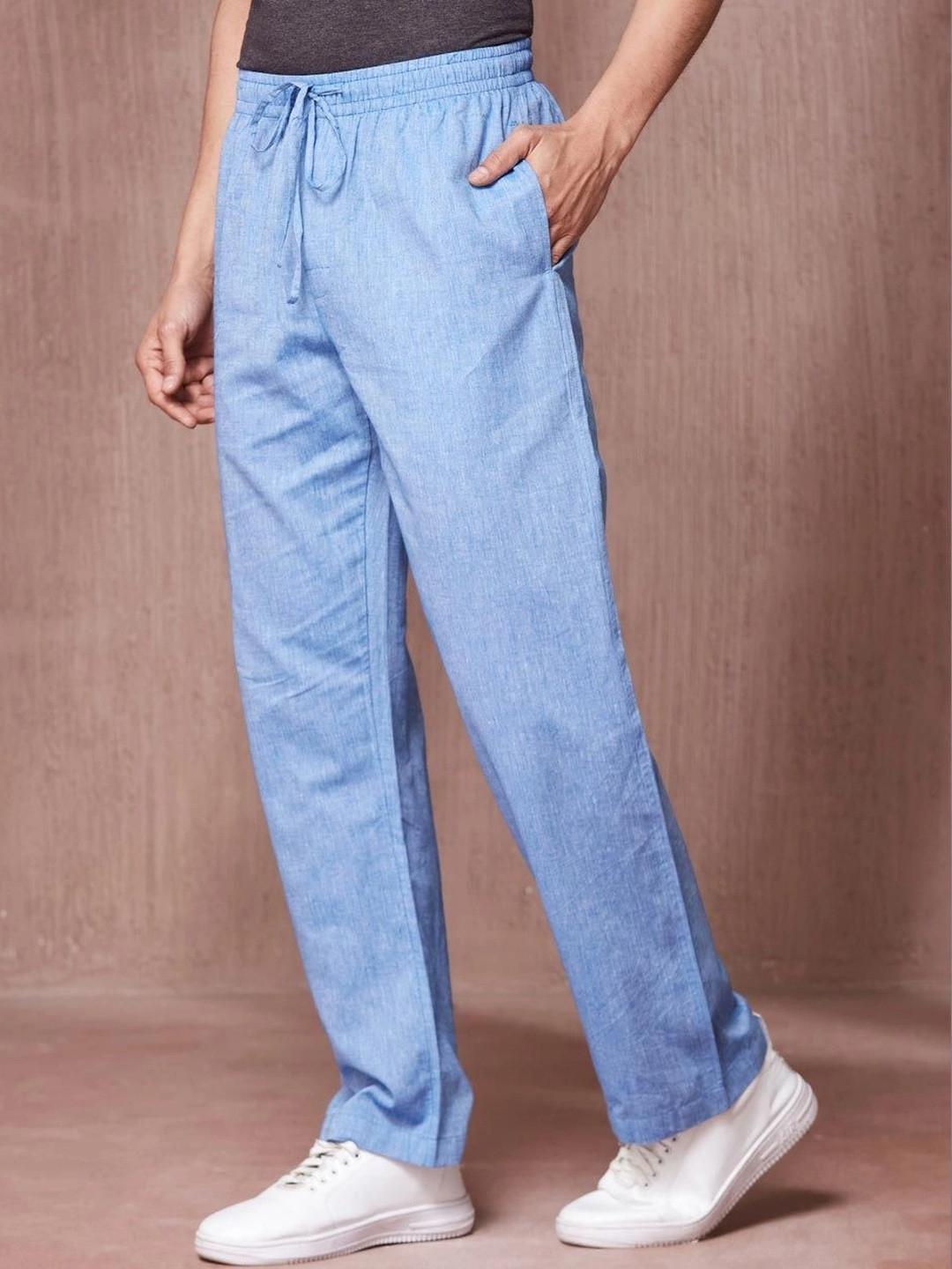 Fabindia Men Easy Wash Trousers