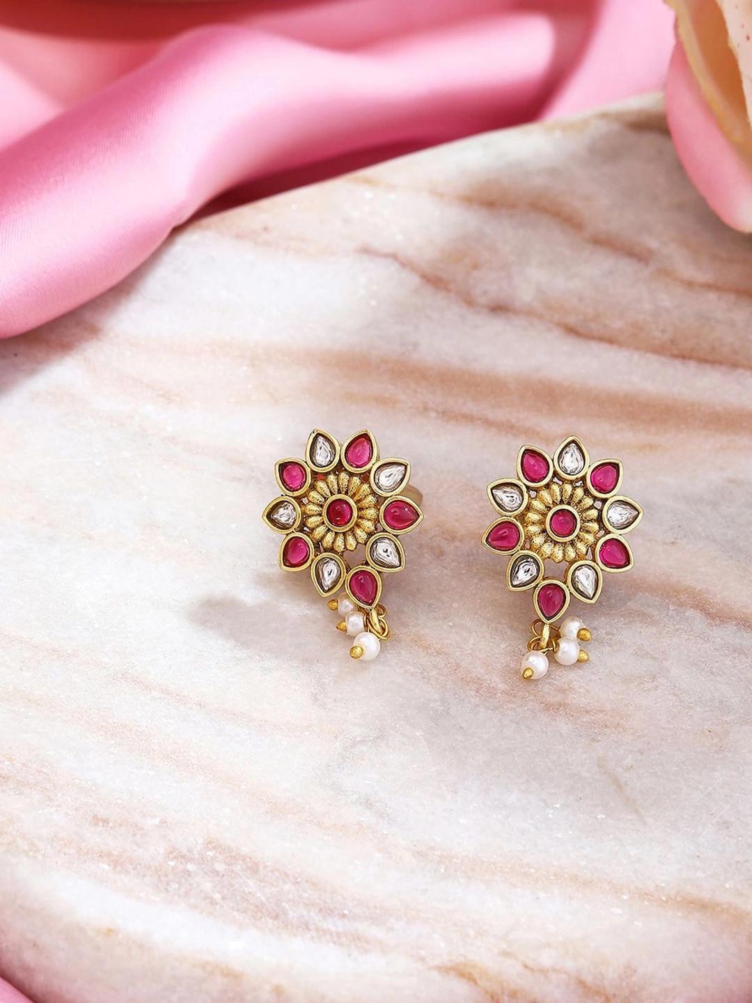 Fabindia Floral Studs Earrings