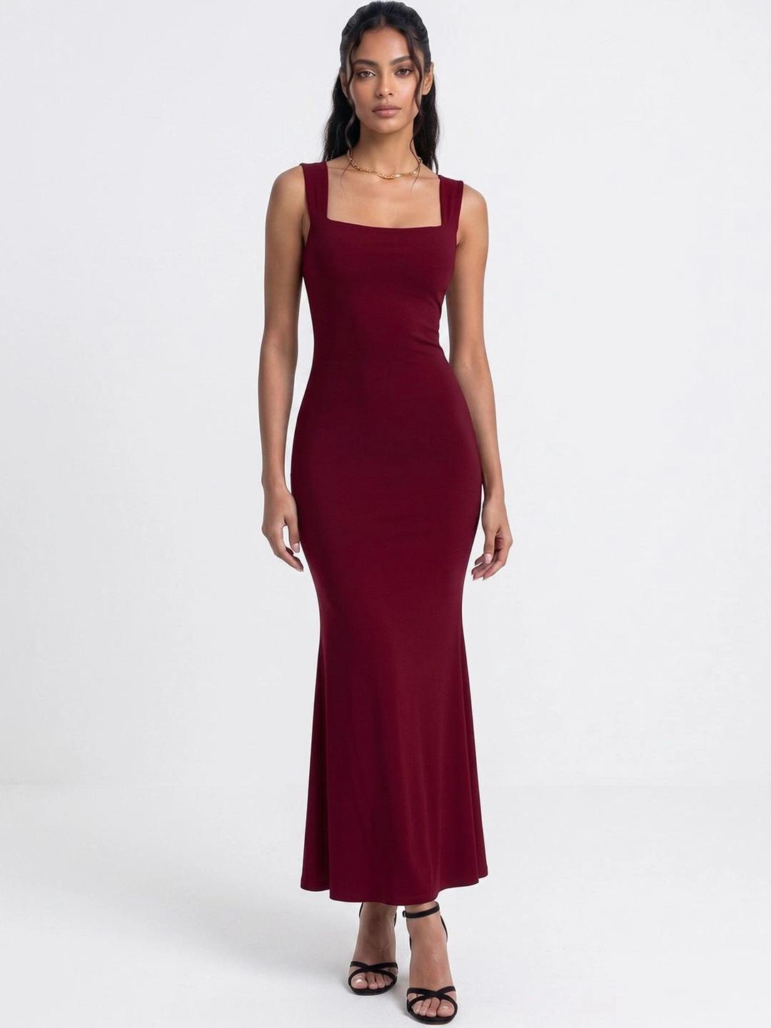glitchez Bodycon Maxi Dress