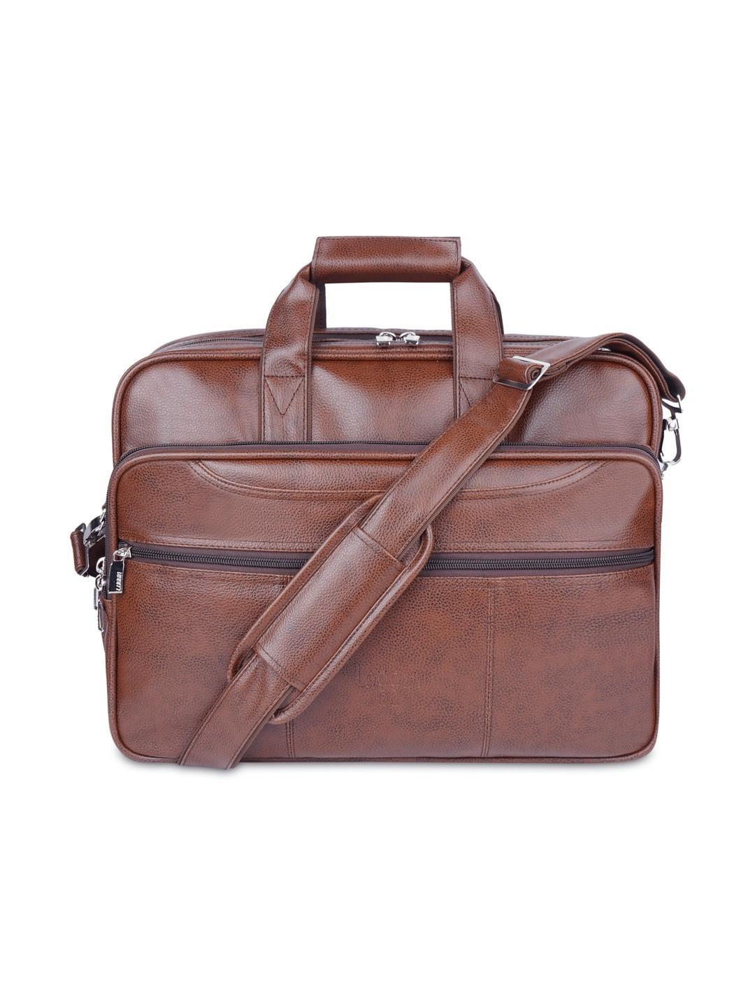 LOGGIN Men Textured Messenger Bag