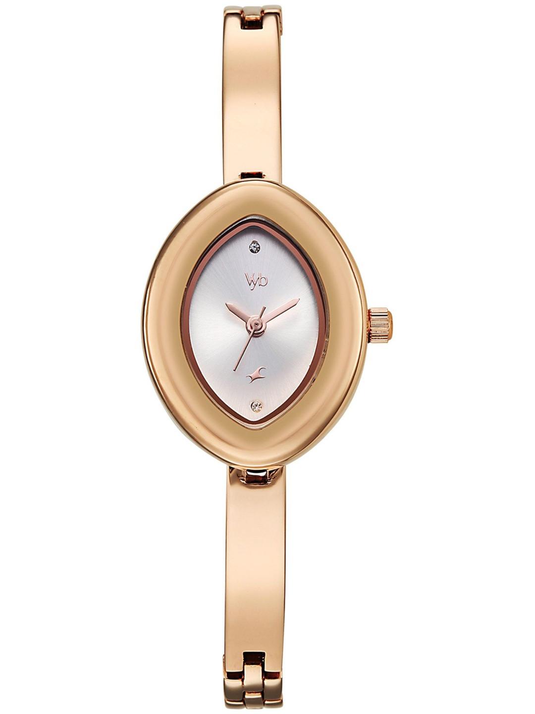 Fastrack Women Vyb Luna Quartz White Dial Watch - FV60143WM01W
