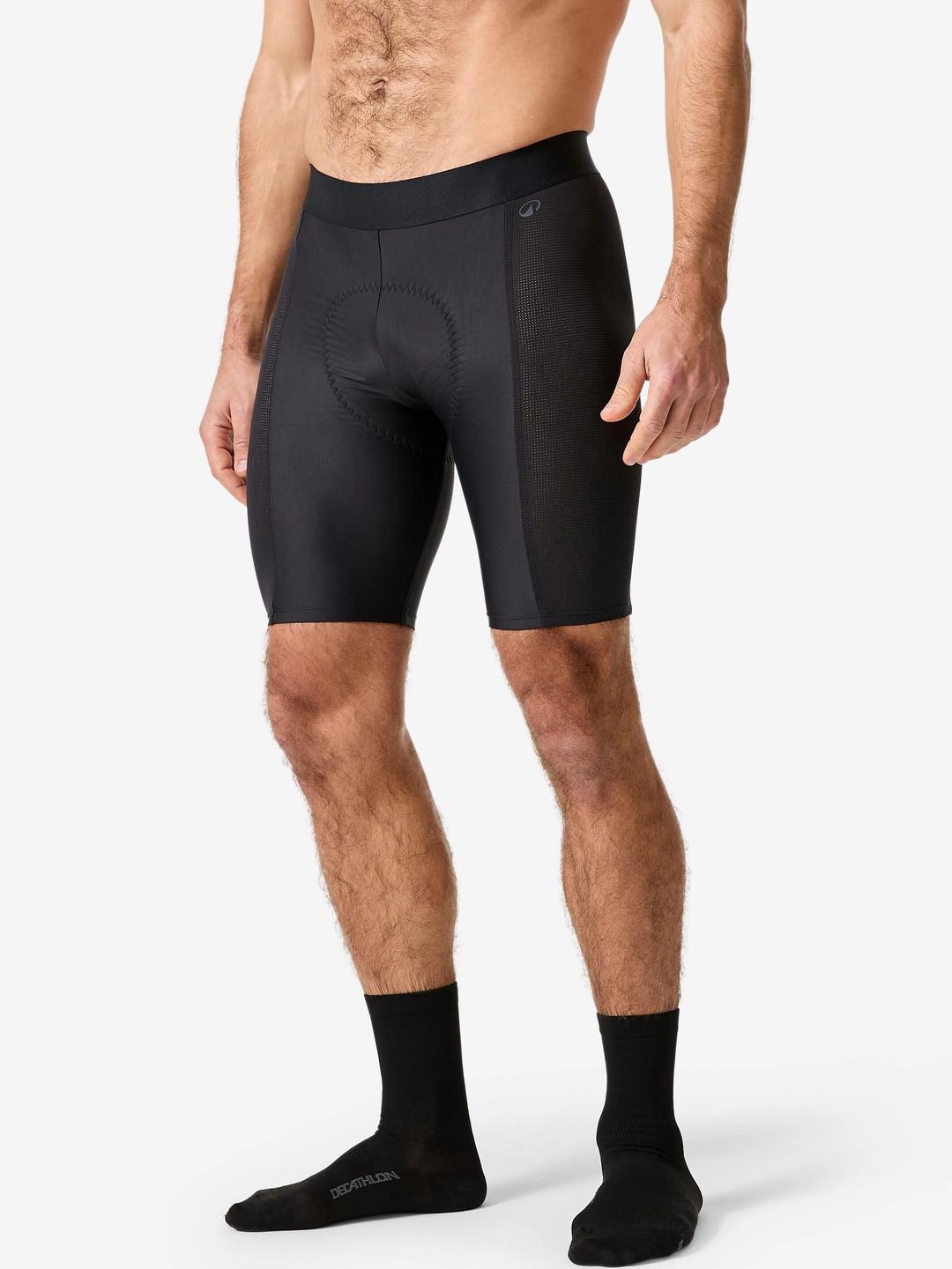 Decathlon Men Skinny Fit Low-Rise Cycling Shorts