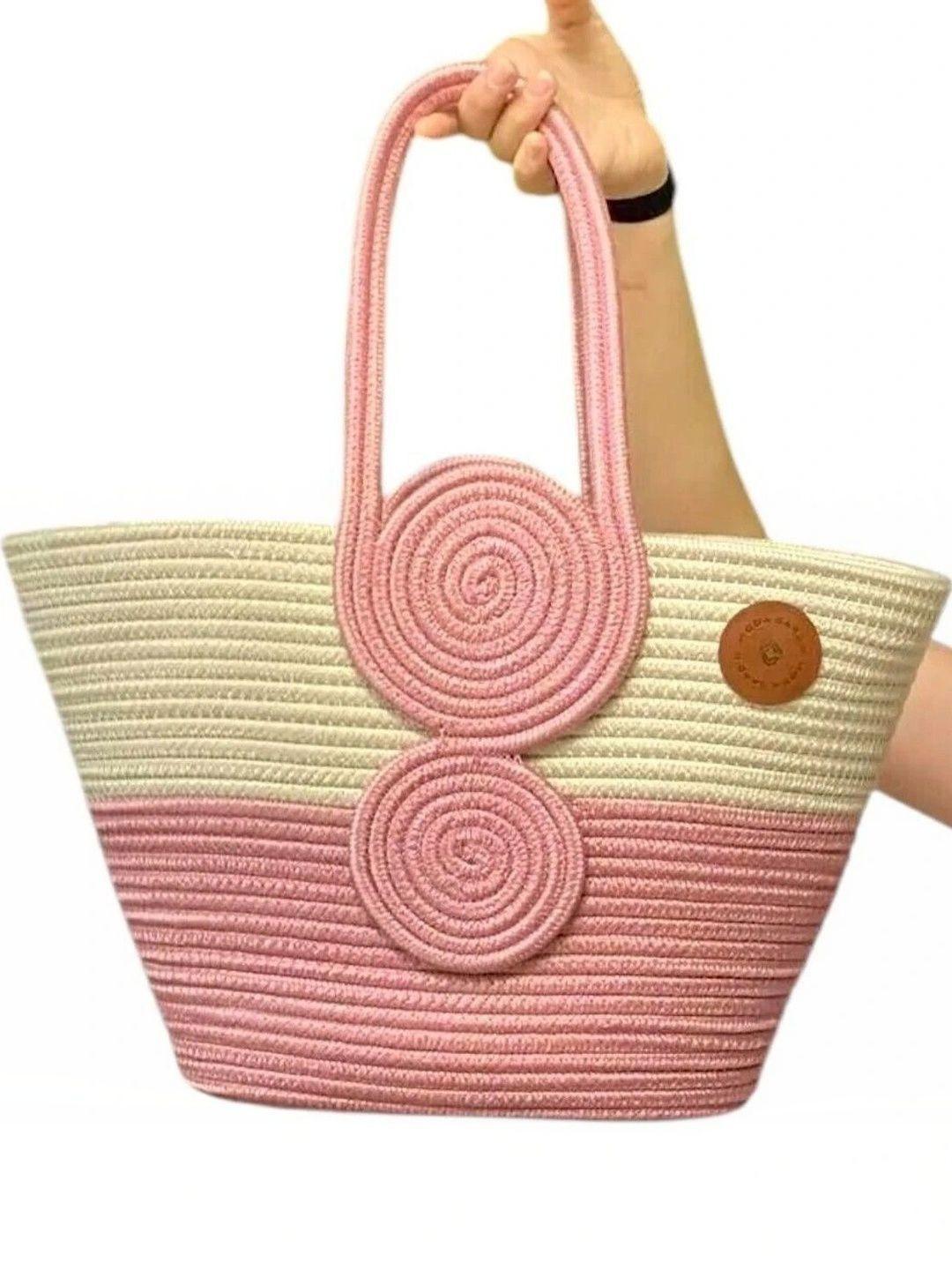 DYARCHY Colourblocked Shopper Tote Bag