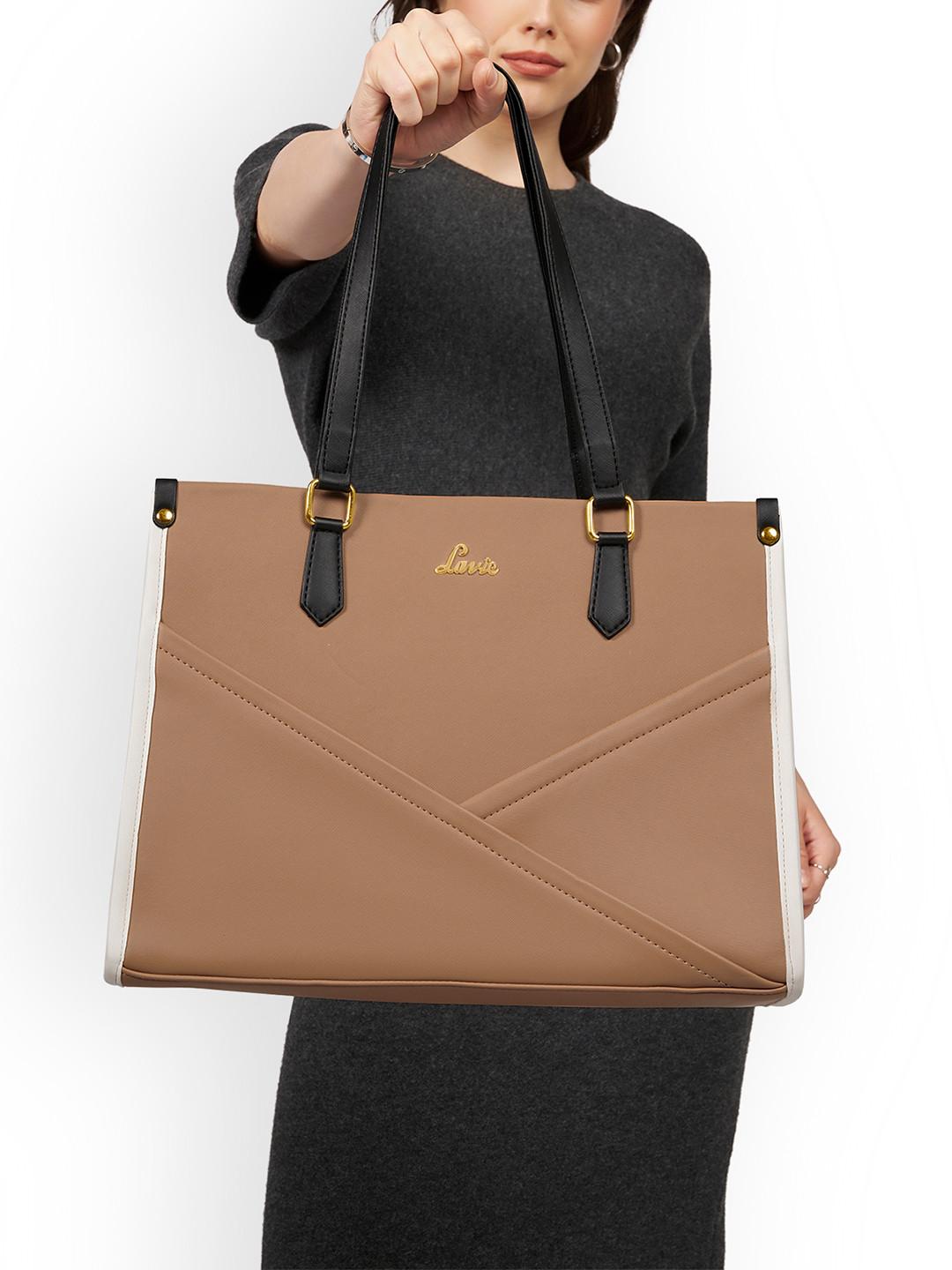 Lavie Women Ziva Colourblock Large Tote Handbag