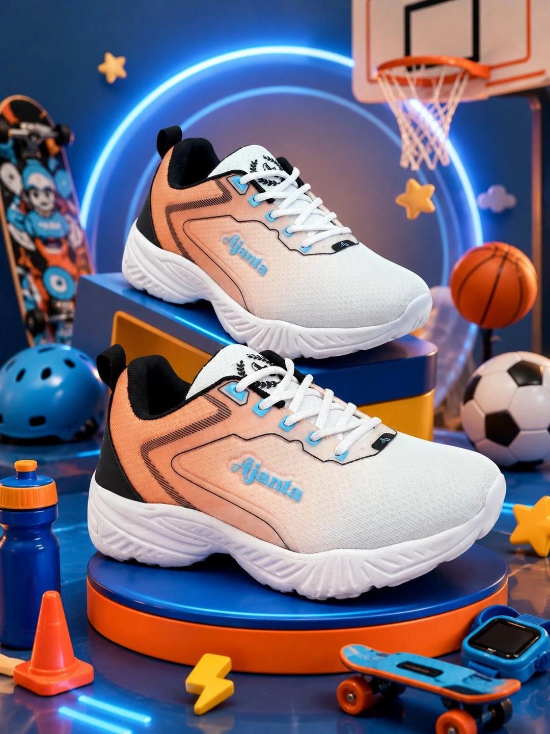 Ajanta Boys Mesh Running Shoes