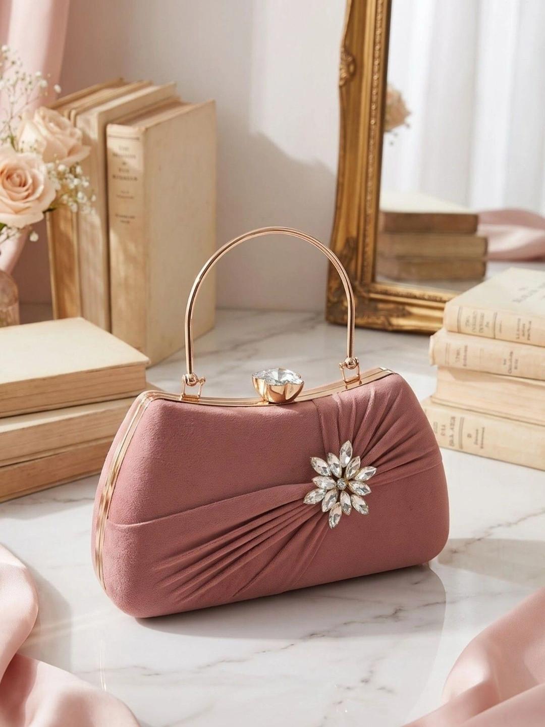 Anouk Embellished Box Clutch