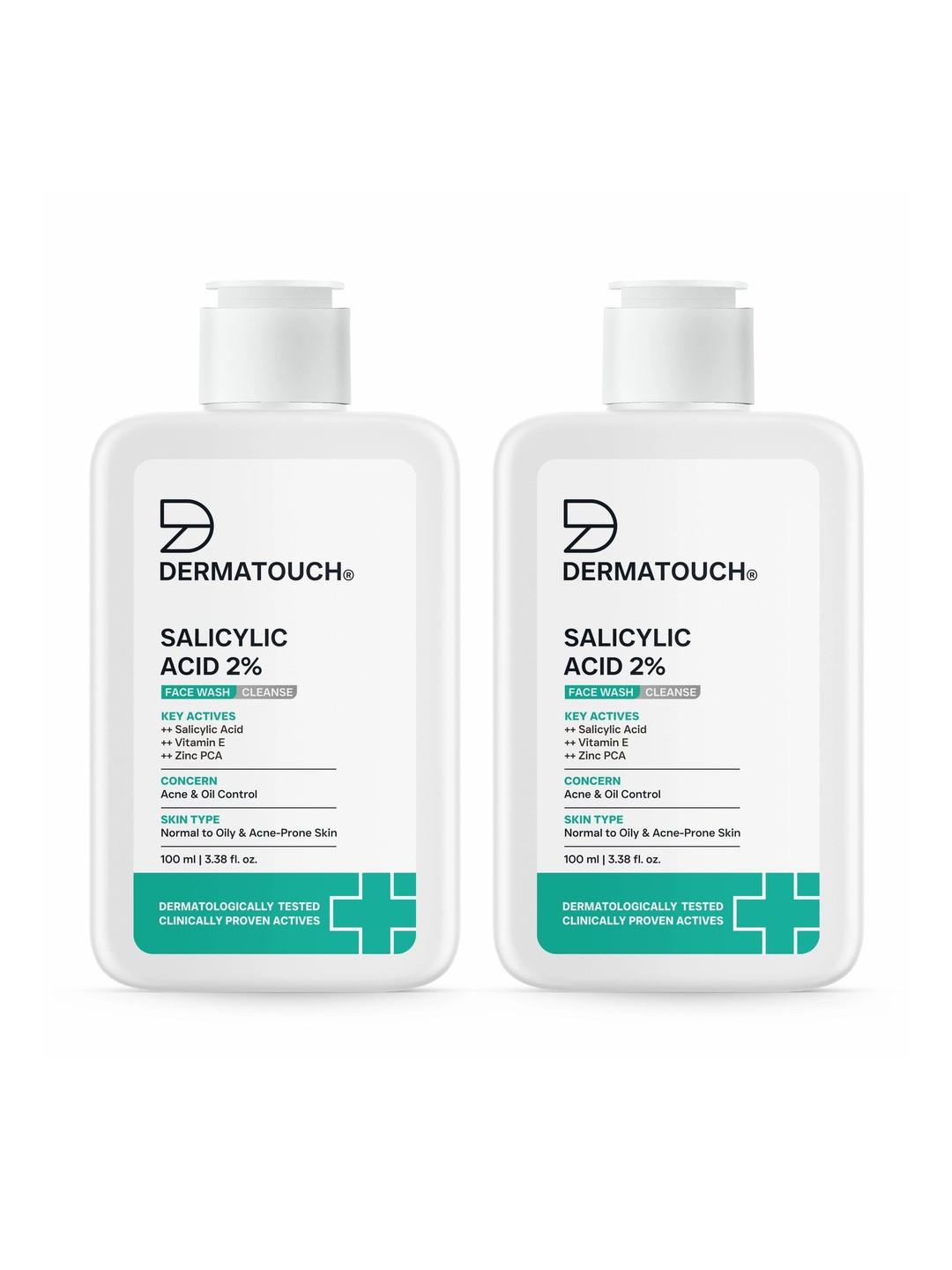 Dermatouch Set Of 2 Salicylic Acid Face Wash - 100 ml Each