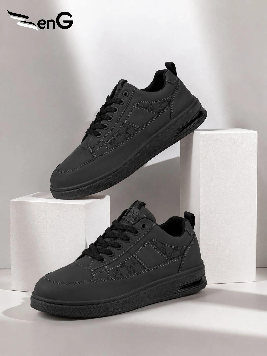 ZENG Men Textured Sneakers