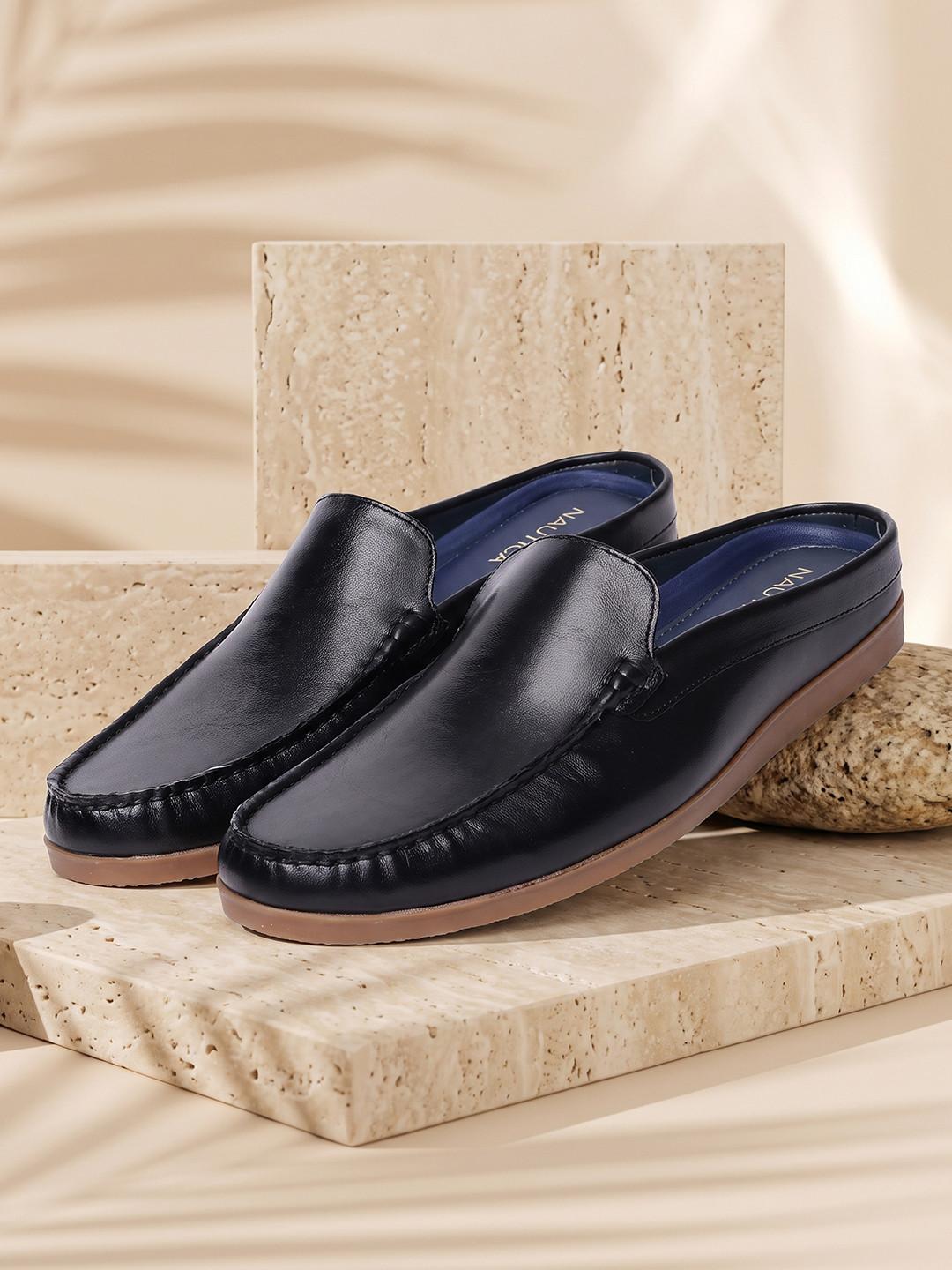 Nautica Men Leather Mules