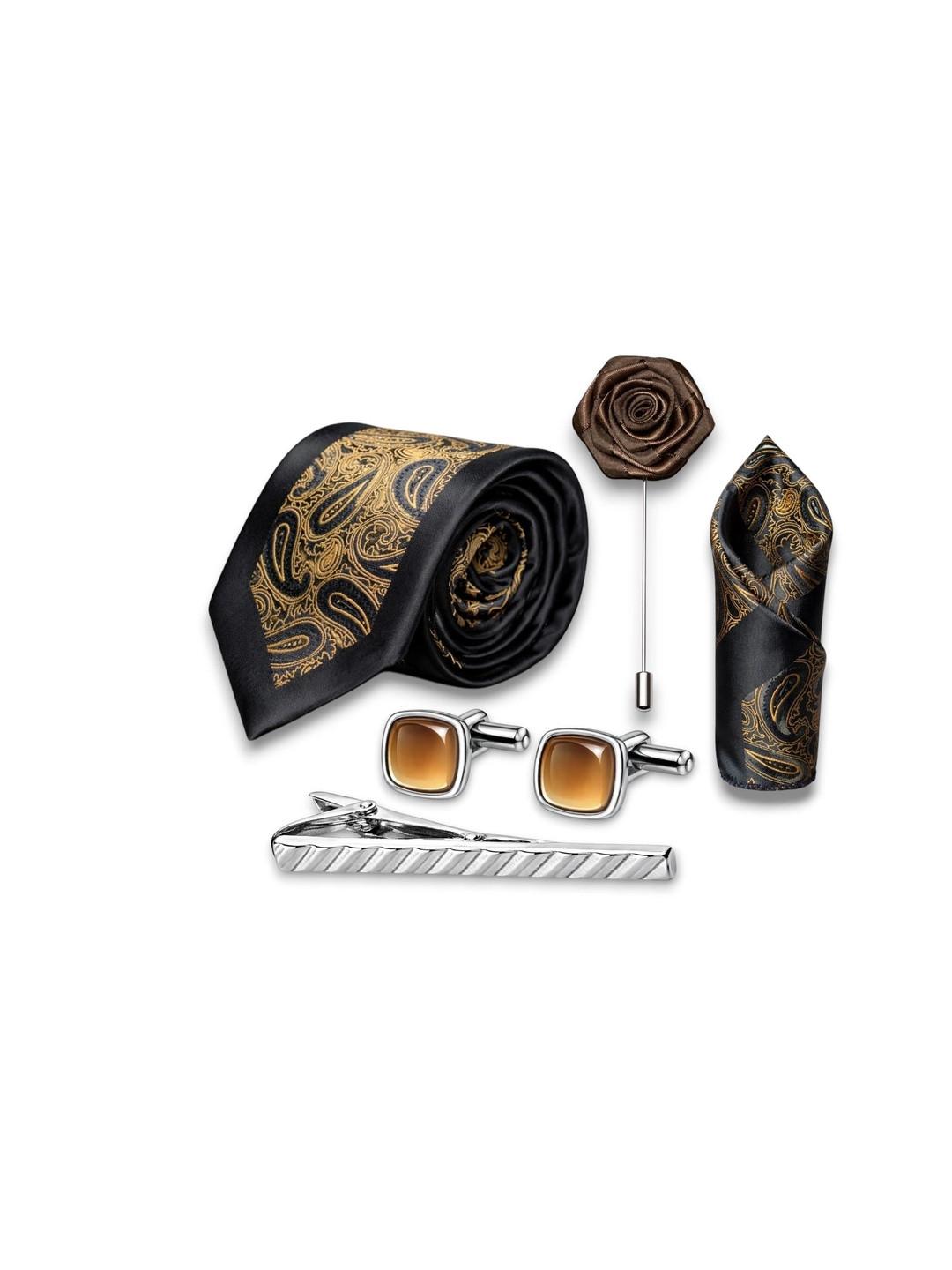 AACHINO Men Printed Broad Tie