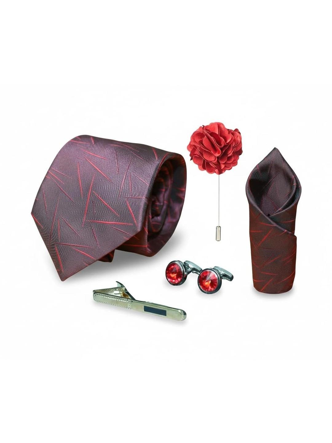 AACHINO Men Printed Broad Tie