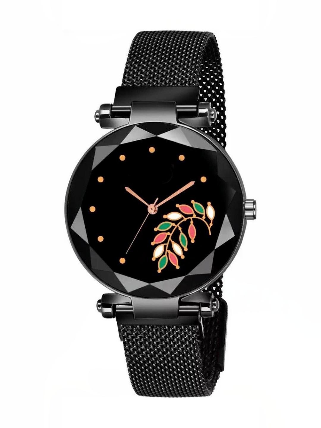 KU Unisex Printed Dial & Bracelet Style Straps Analogue Watch YP404-17