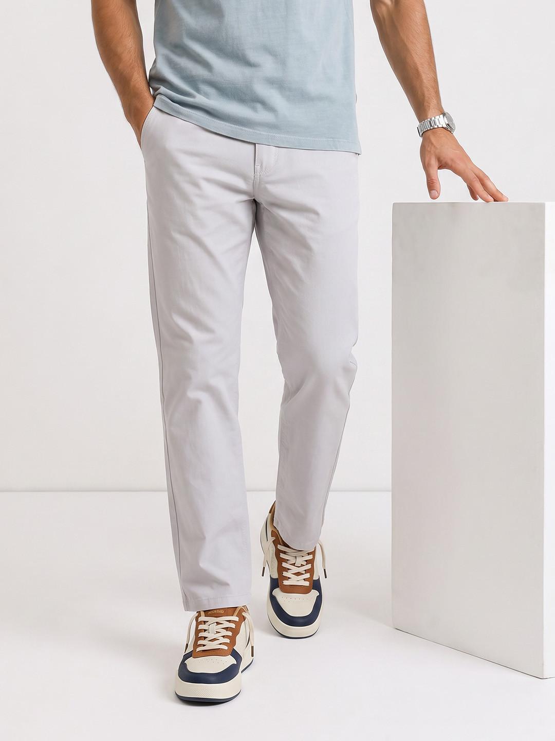 The Roadster Life Co. Men Chinos Pure Cotton Casual Trouser