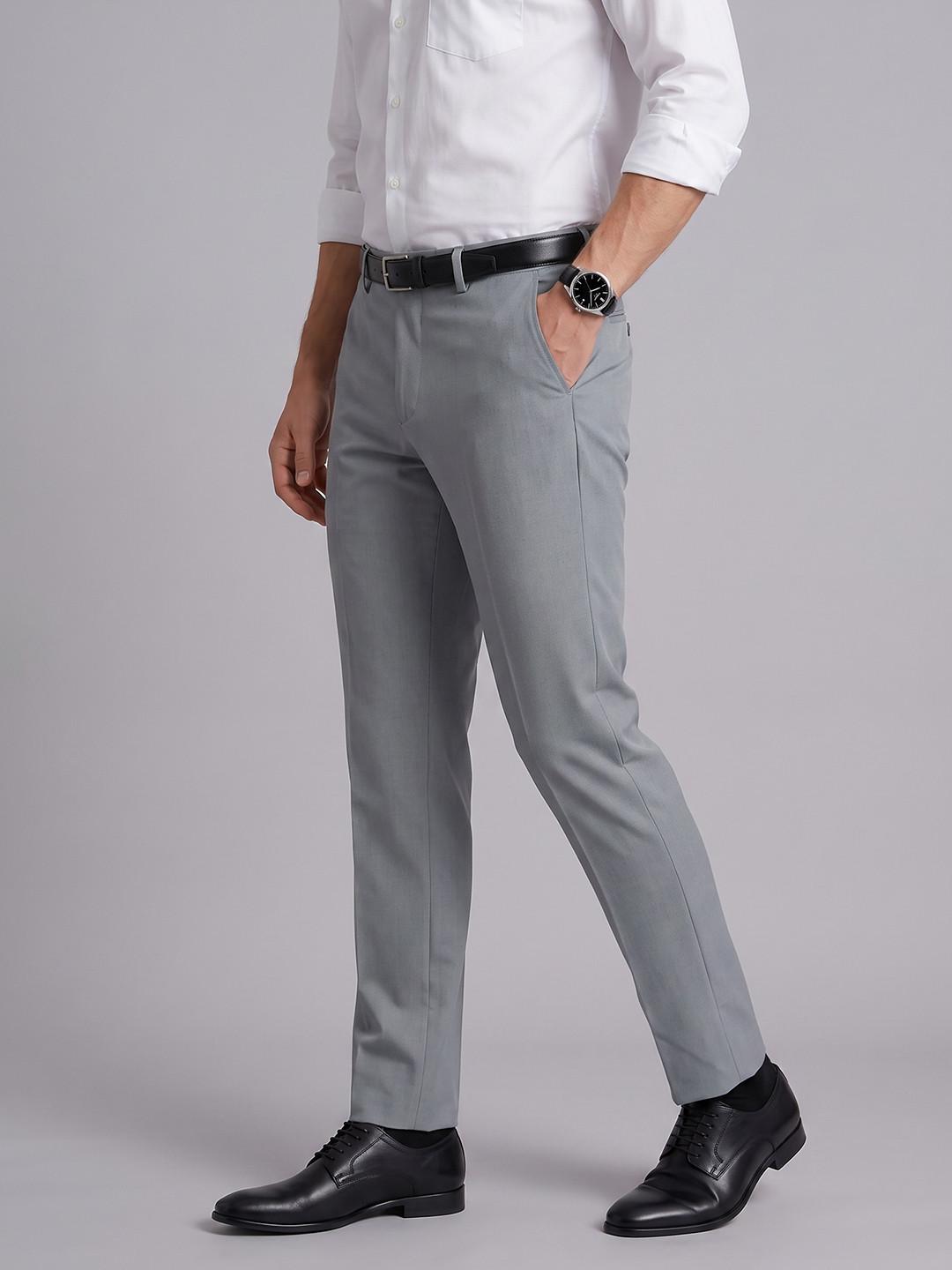 Blackberrys Men Slim Fit Formal Trousers